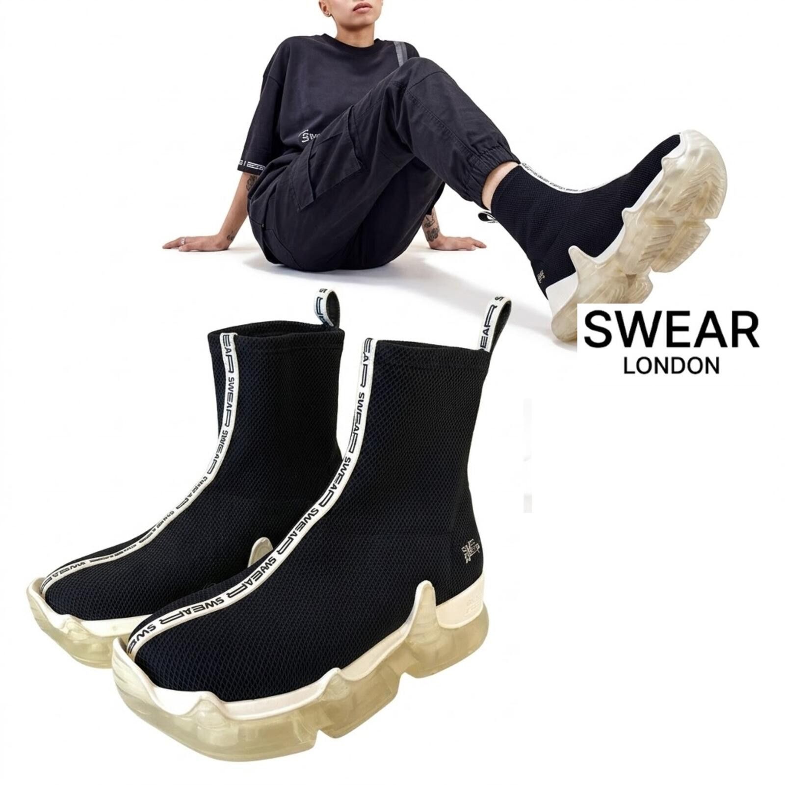 SWEAR London Vintage very rare bunker platform shoes rave punk