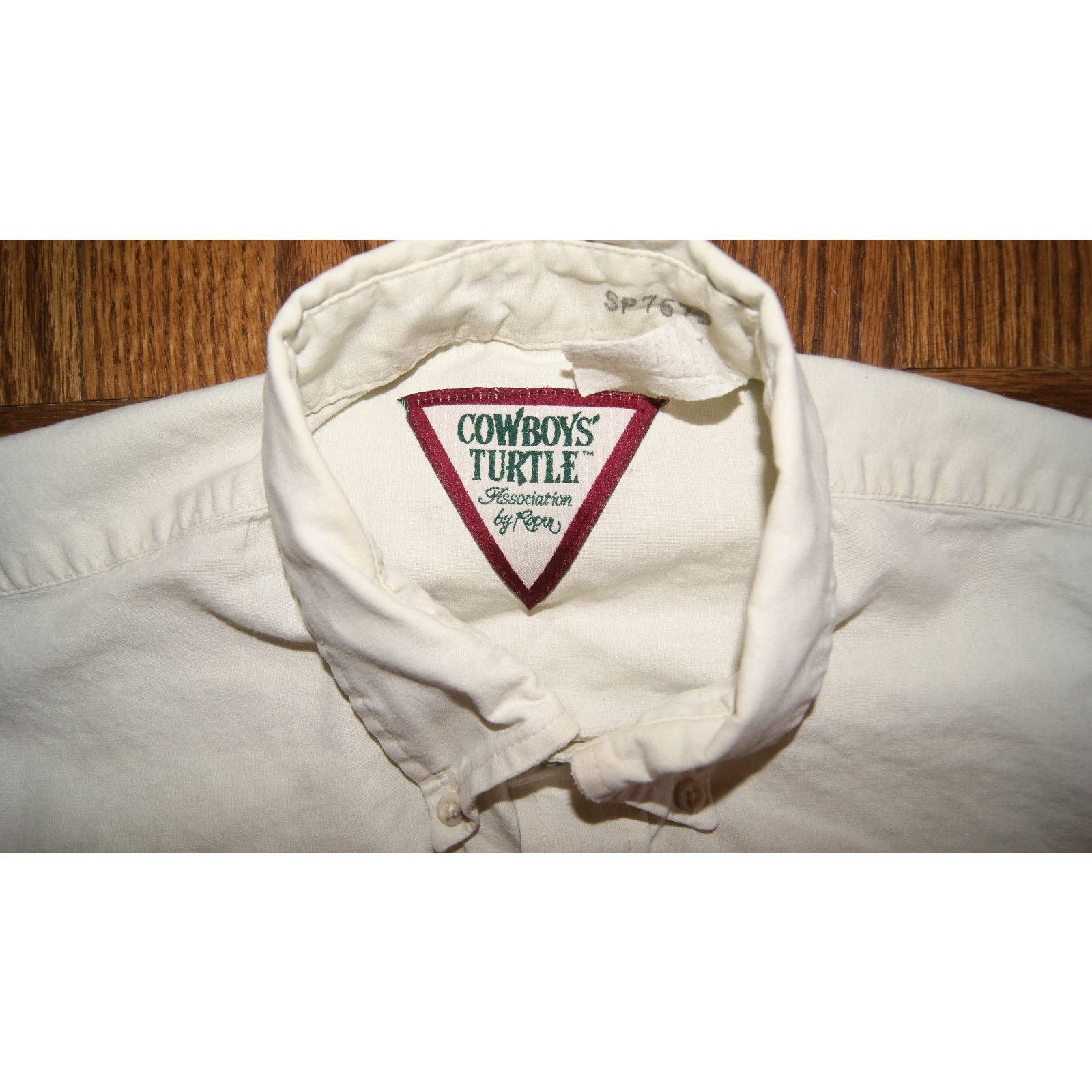 Roper Cowboys Turtle Assoc. Roper Mens Long Sleeve Shirt L VTG Size US L / EU 52-54 / 3 - 3 Thumbnail