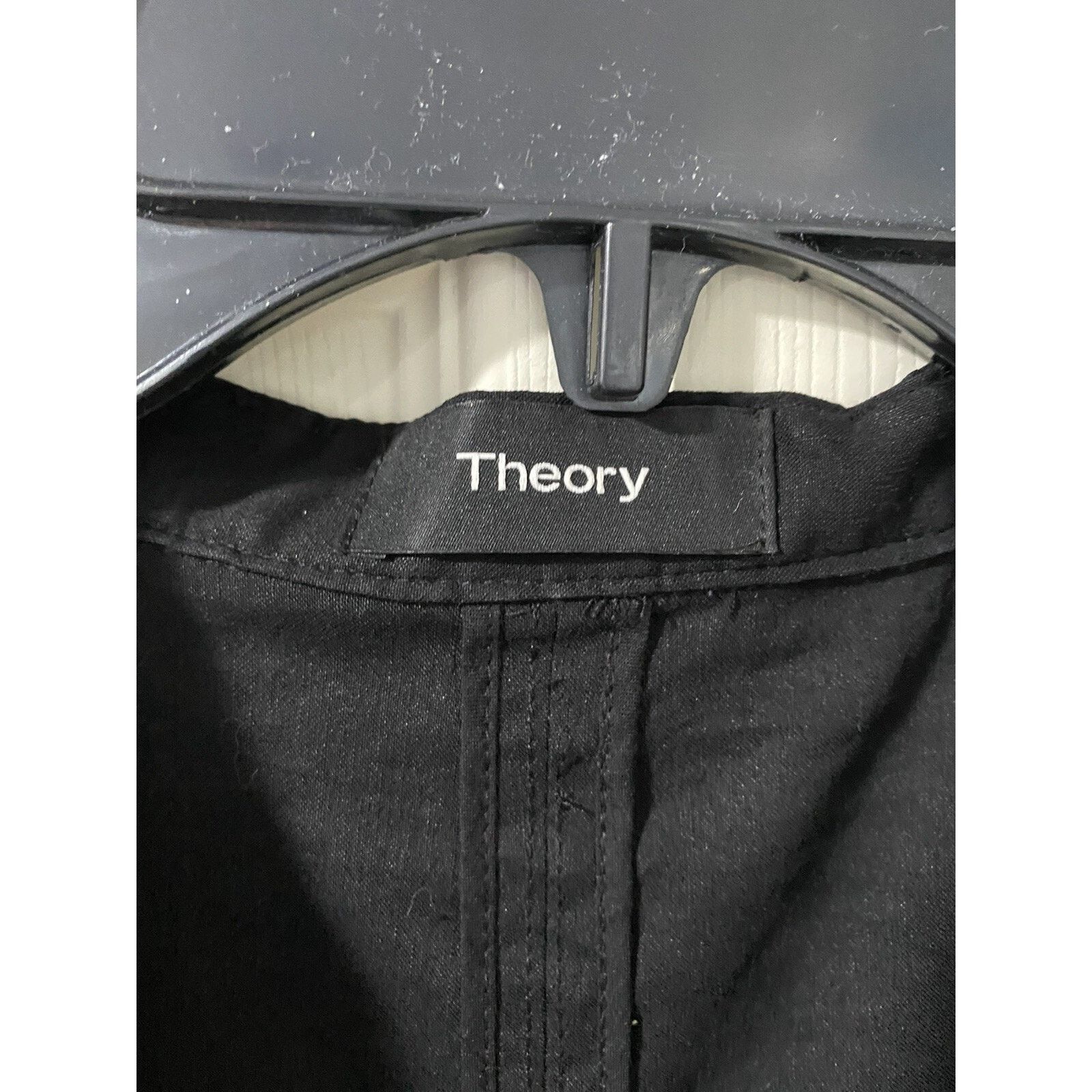 Theory Theory Womens Unlined Open Front Linen Size 0 A001745 Size XS / US 0-2 / IT 36-38 - 3 Thumbnail