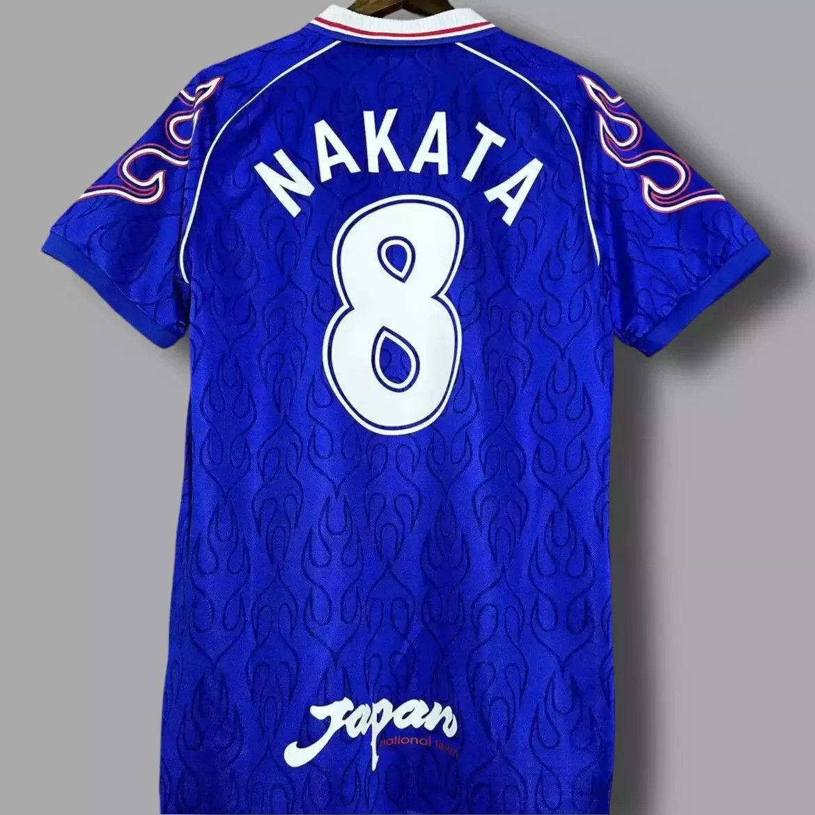 Japan 1998 Nakata 8 Vintage Retro Football Jersey Shirt