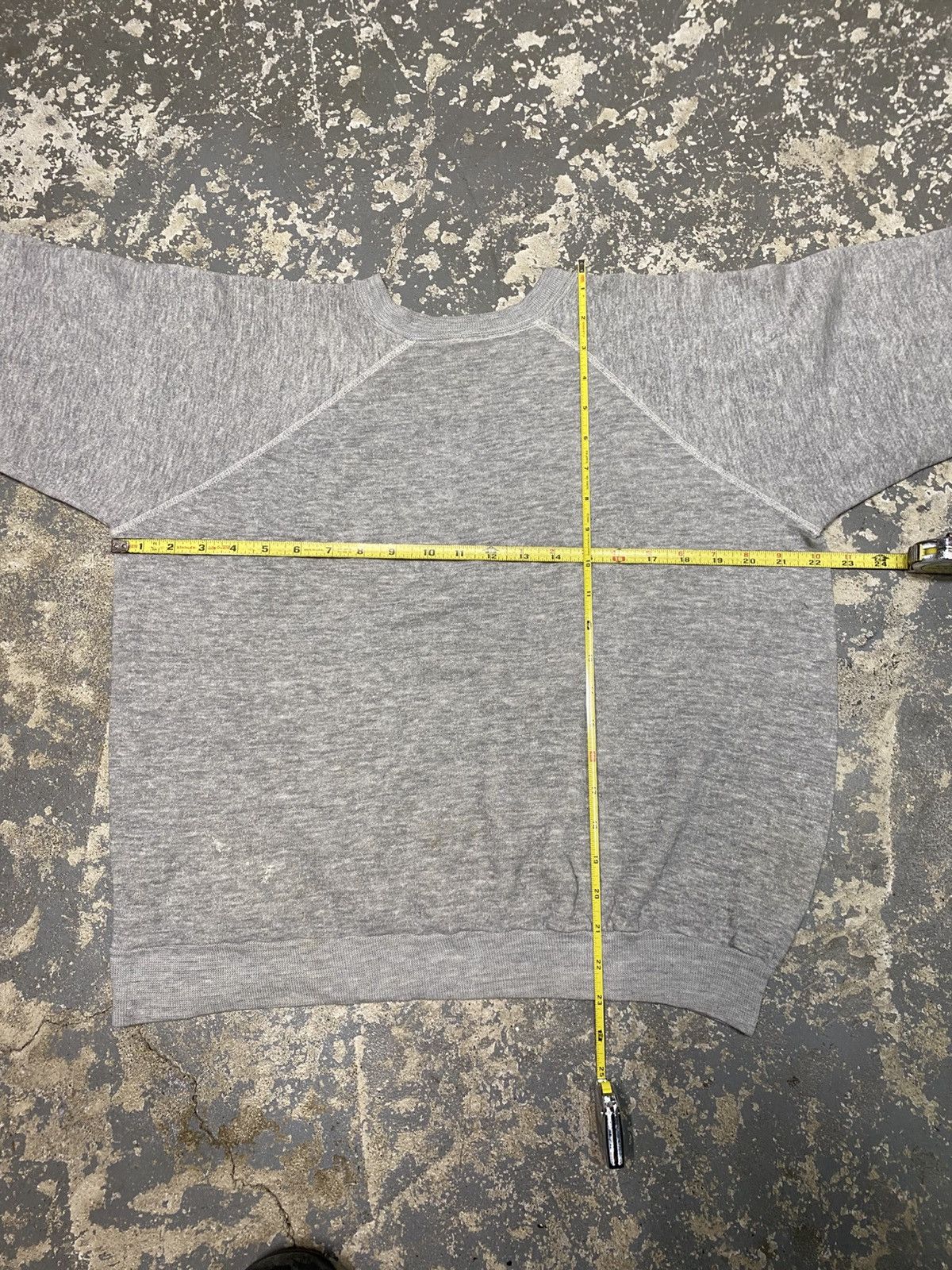 Vintage True Vintage Blank Grey 70s Crewneck Sweatshirt Size US M / EU 48-50 / 2 - 11 Thumbnail