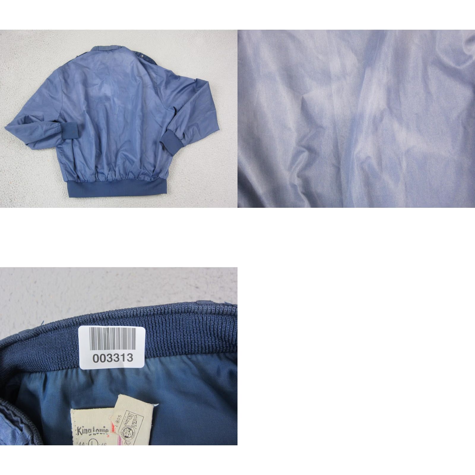 Vintage VINTAGE King Louie US Navy Tomahawk Cruise Missile Bomber Jacket Mens L Blue Size US L / EU 52-54 / 3 - 9 Thumbnail