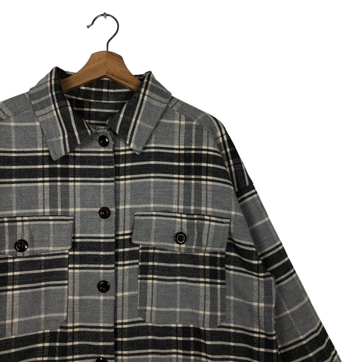 Japanese Brand 🔥90’s Vintage Flannel Shirt Jacket Gu Japan Tartan Design Size US L / EU 52-54 / 3 - 5 Thumbnail