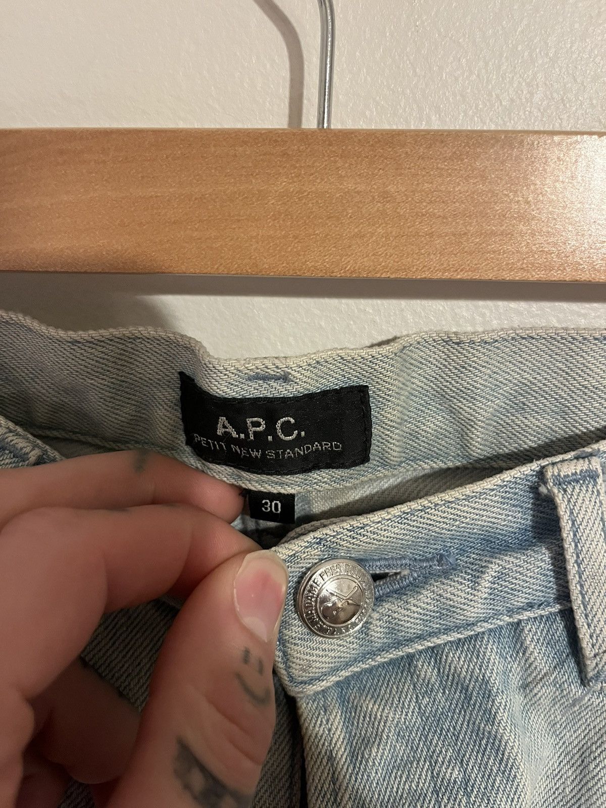 A.P.C. × Japanese Brand Apc Petit Standard Jeans Red Line Selvedge Size 30 Denim Size US 30 / EU 46 - 3 Thumbnail