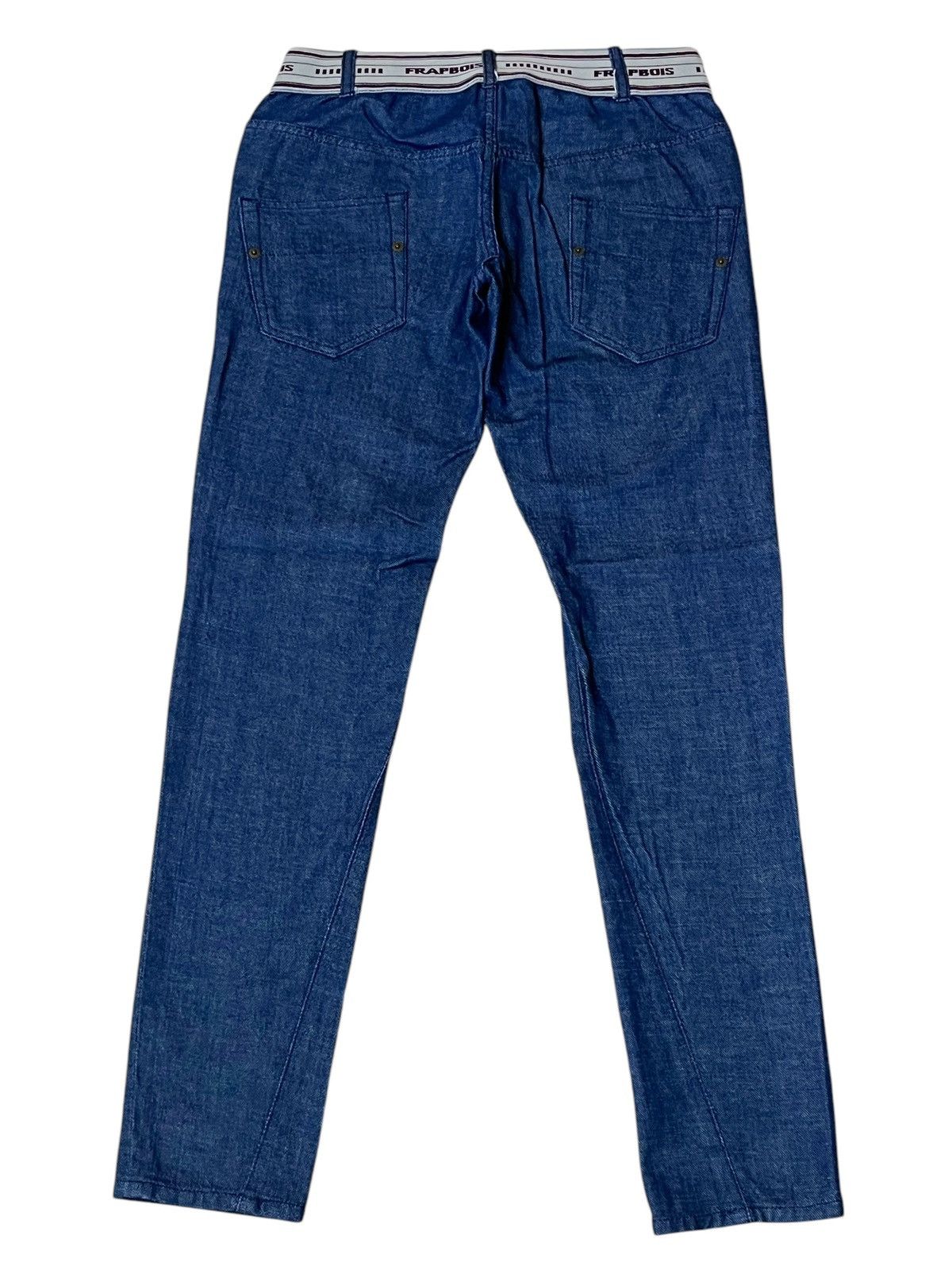 Issey Miyake ICONIC🔥FRAPBOIS ISSEY MIYAKE STRETCH COTTON JEANS Size US 30 / EU 46 - 2 Thumbnail