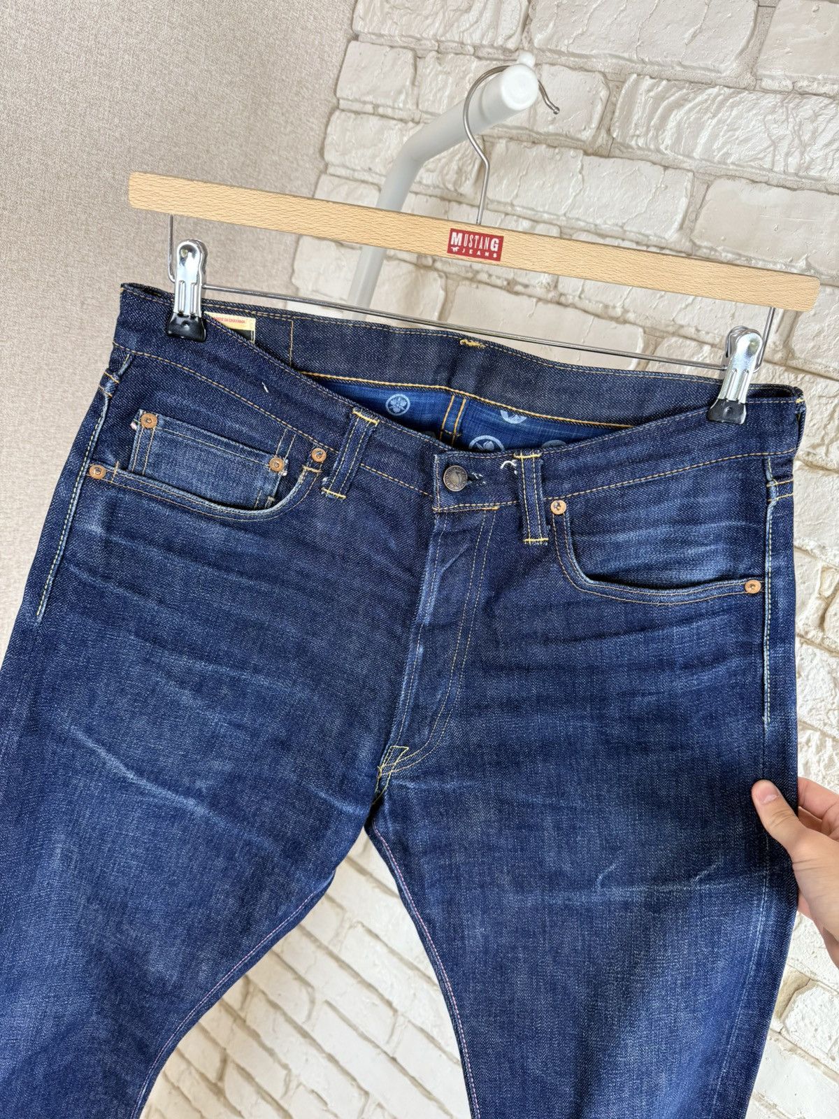 Momotaro Jeans Momotaro Japan Old Blue Indigo Zimbabwe Cotton 0605-C Pant Size US 32 / EU 48 - 6 Thumbnail