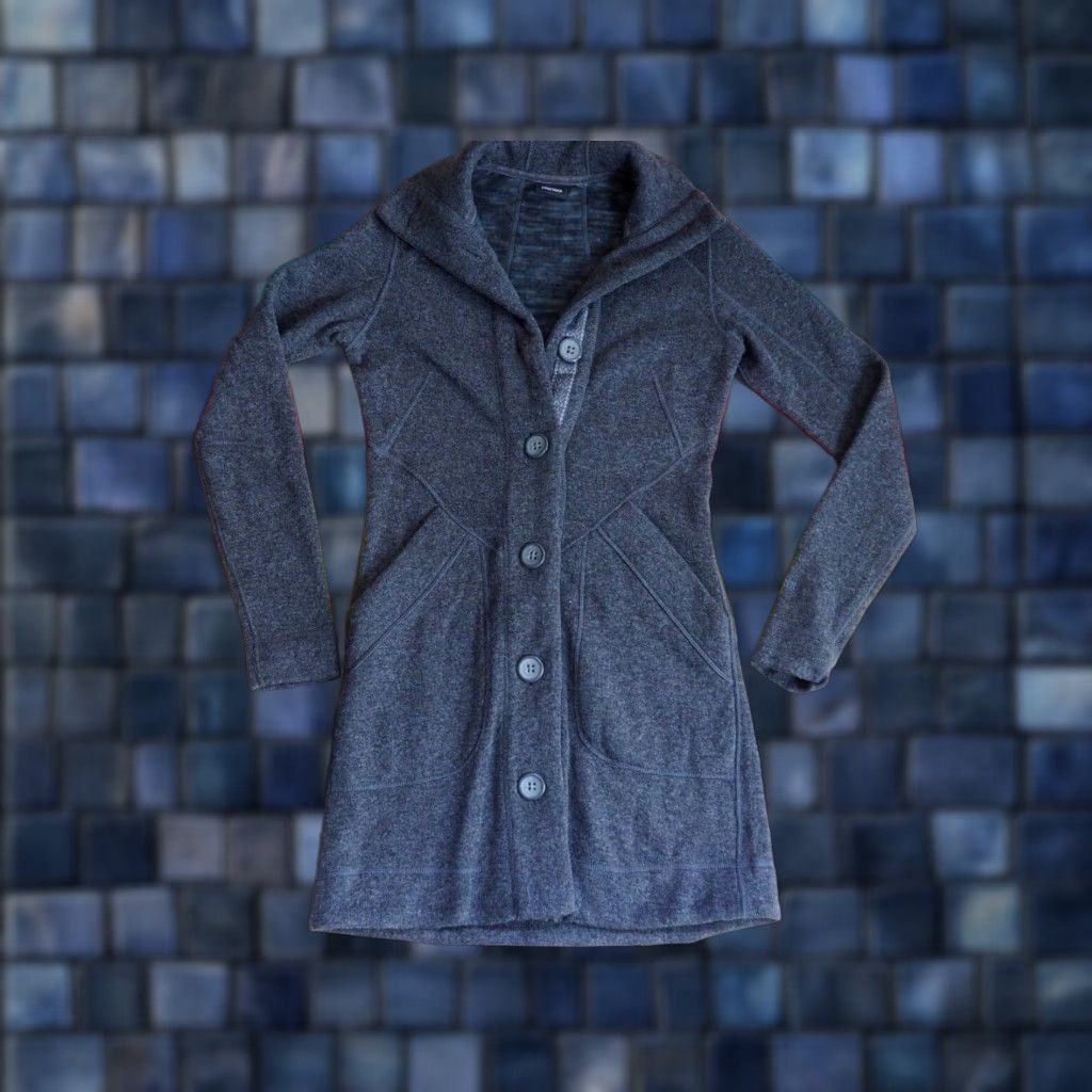 Marmot MARMOT Womens Coat Long Wool Button Outdoor Lodge Casual XS Slate Gray 100% Wool EUC Overcoat Winter Fall Spring Slim Regular Mens Womens Girls? Size XS / US 0-2 / IT 36-38 - 1 Thumbnail