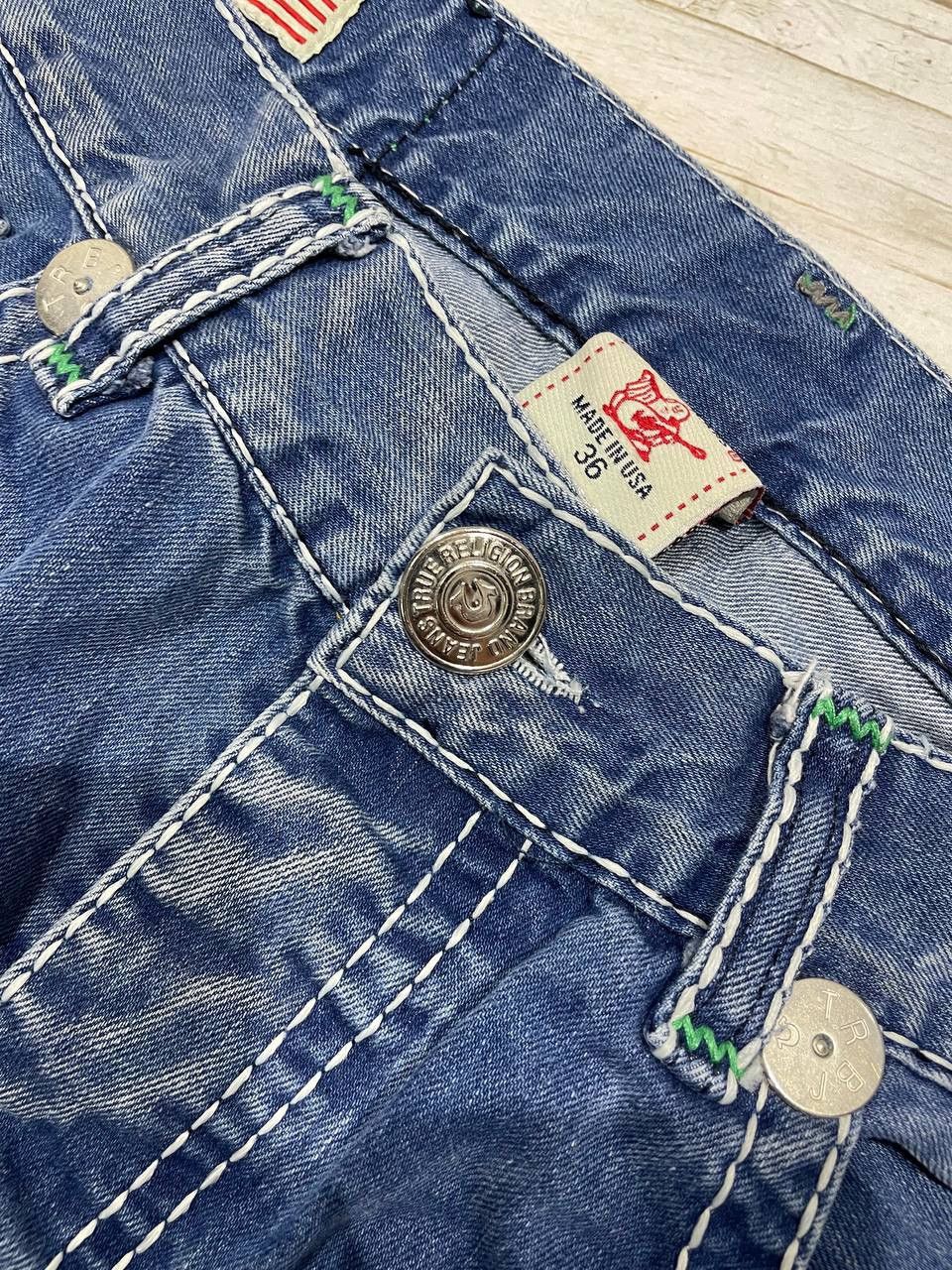 Japanese Brand Vintage True Religion Ricky Super Denim Jeans Baggy Size US 36 / EU 52 - 6 Thumbnail
