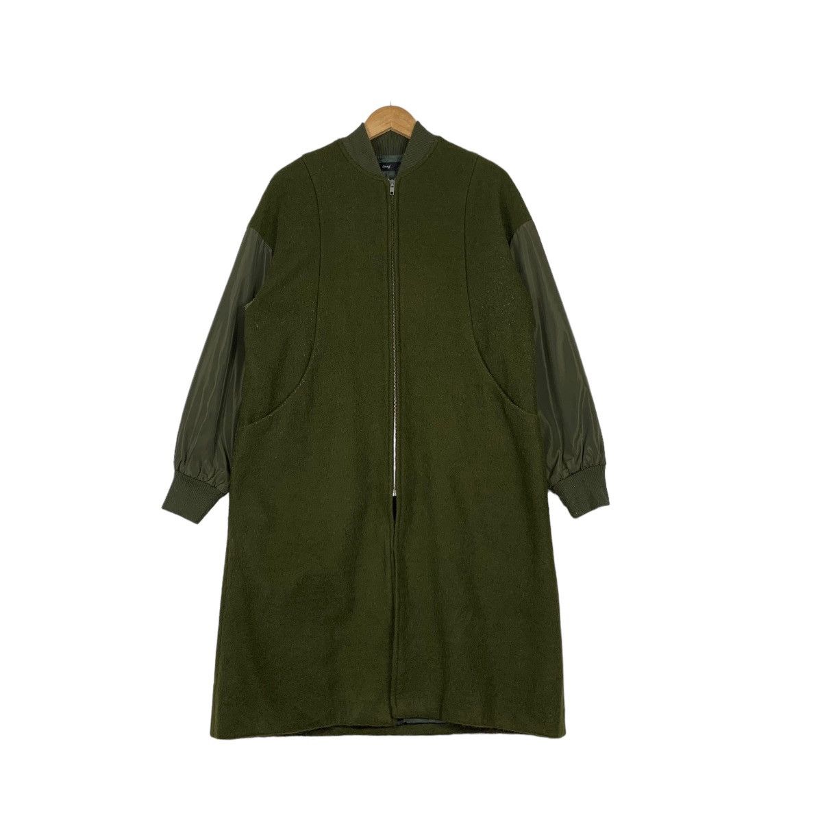 Japanese Brand LOAF Japan Long Bomber Jacket in Green #1158-C53 Size US S / EU 44-46 / 1 - 1 Thumbnail