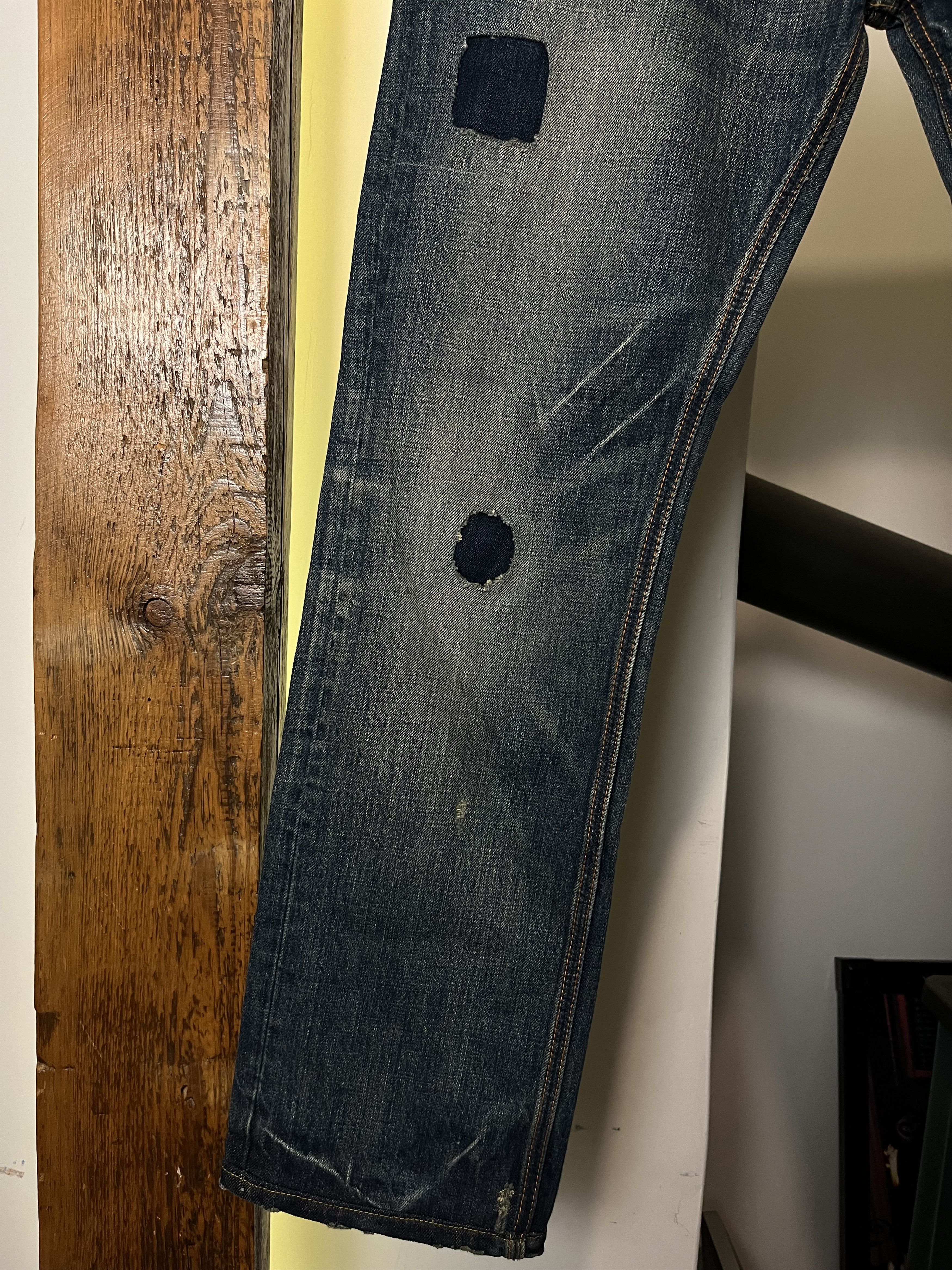 DENHAM × Japanese Brand Denham Distressed Tokyo Japanese Denim Size US 30 / EU 46 - 7 Thumbnail