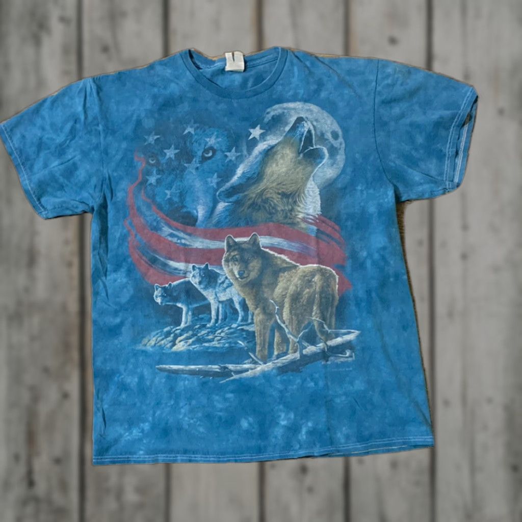 Liquid Blue Liquid Blue USA Flag Men's T Shirt Blue Large Size US L / EU 52-54 / 3 - 1 Thumbnail
