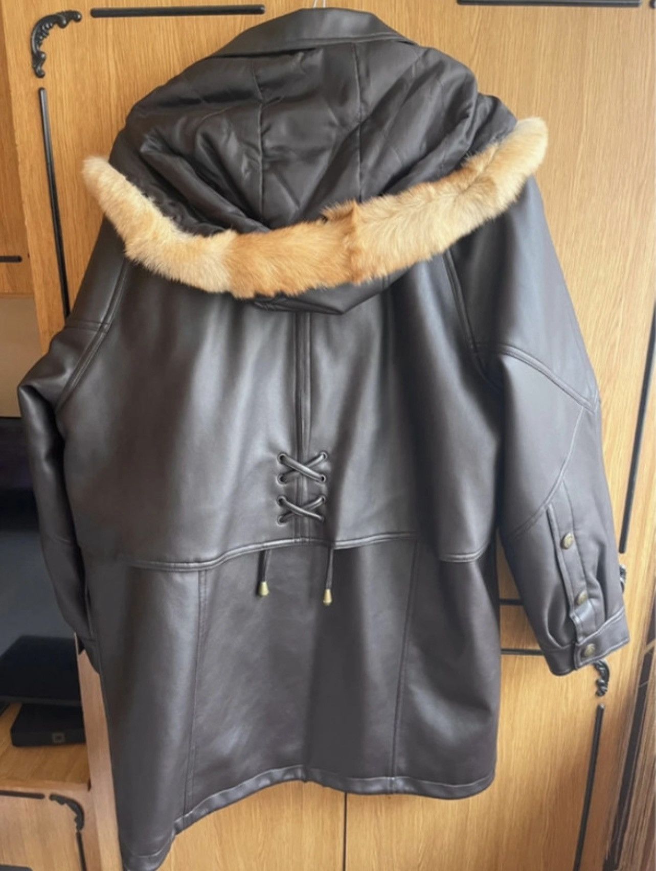 Other Vintage leather jacket real fur XL Size XL / US 12-14 / IT 48-50 - 7 Thumbnail