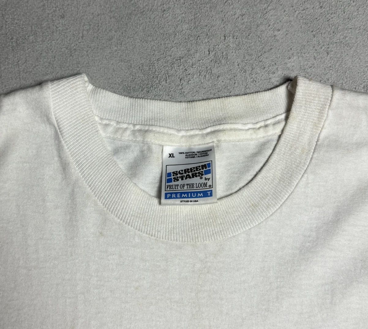 Fruit Of The Loom 1990s Vintage Adult Humor T-Shirt The Perfect Body Size US XL / EU 56 / 4 - 8 Thumbnail