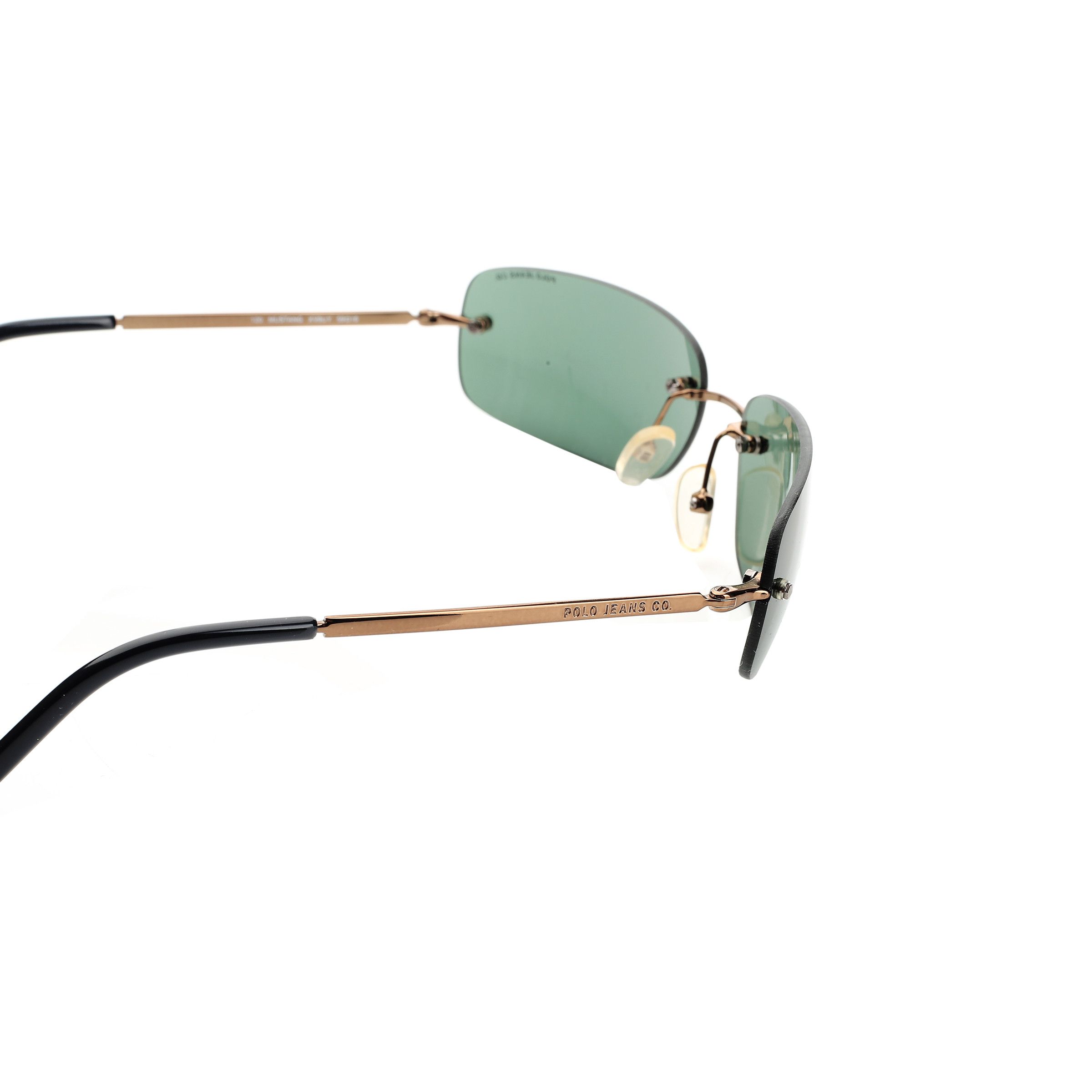 Polo Ralph Lauren Ralph Lauren Polo Jeans Co. '90s Rimless Green Sunglasses Size ONE SIZE - 3 Thumbnail