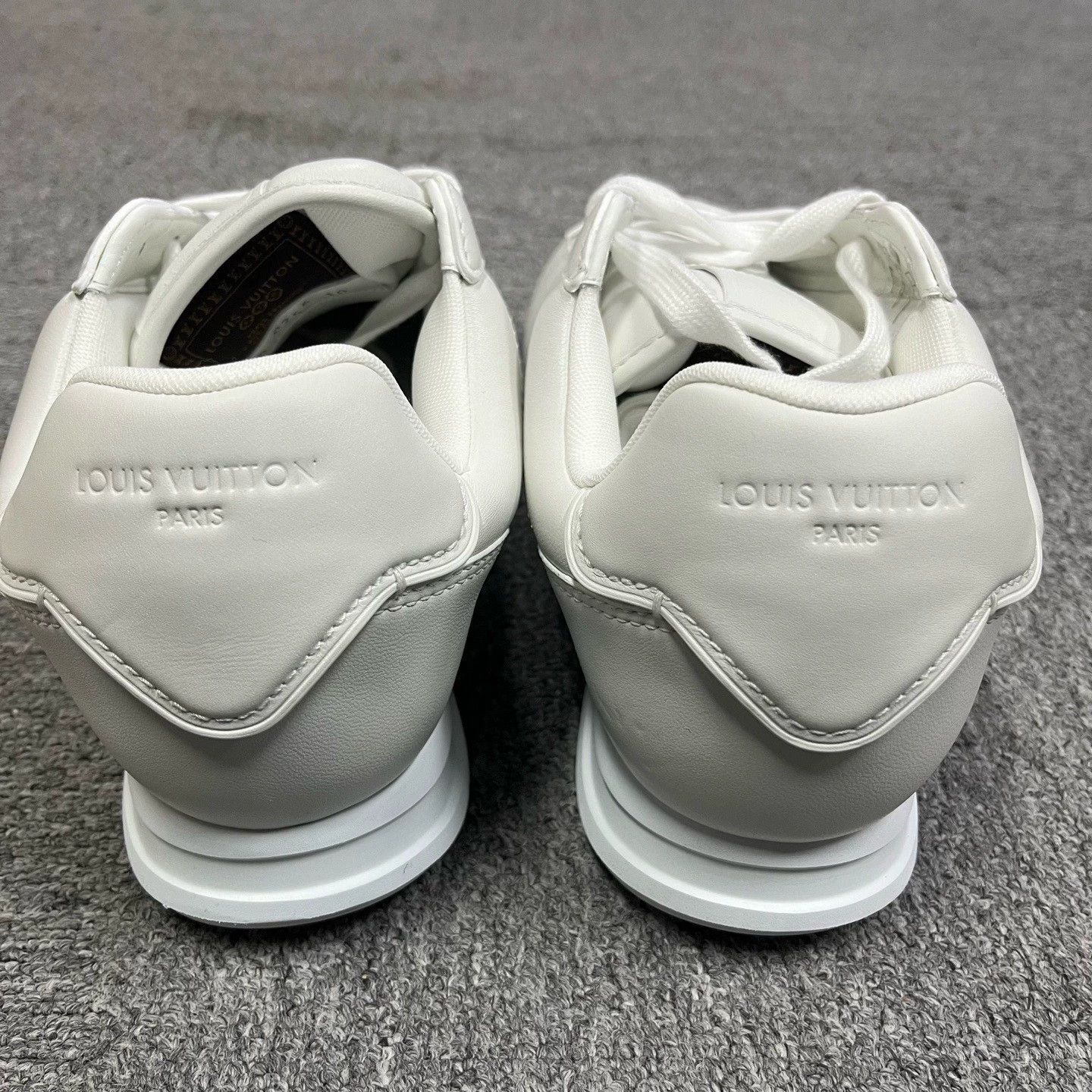 Louis Vuitton louis vuitton white low-top casual sneakers Size US 10 / EU 43 - 3 Thumbnail