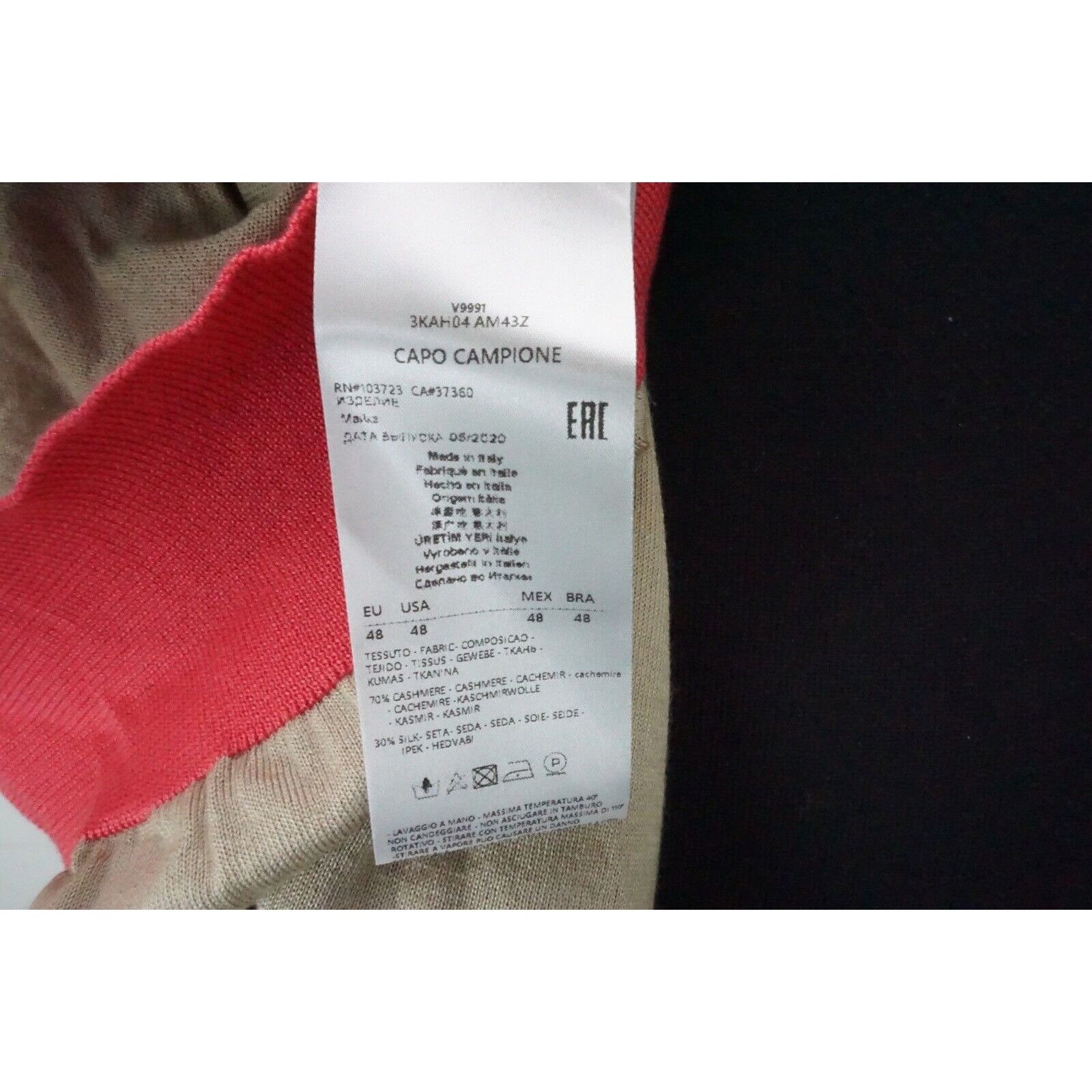 Giorgio Armani Giorgio Armani Black Label Beige Blue Pink Woven Cashmere Bl Size XL / US 12-14 / IT 48-50 - 5 Thumbnail
