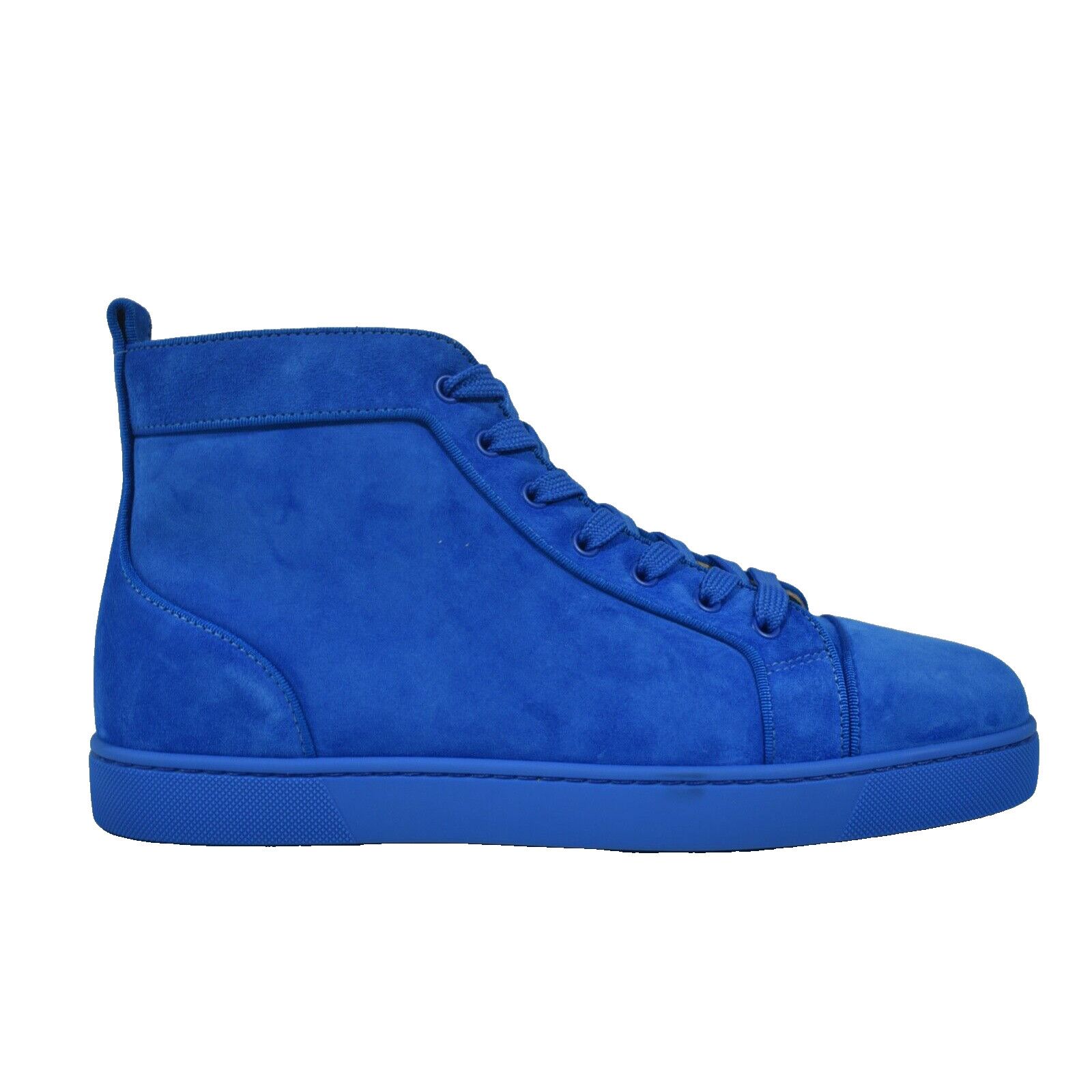 Christian Louboutin Christian Louboutin Louis Orlato Flat Alize Blue Suede High Size US 10 / EU 43 - 1 Thumbnail