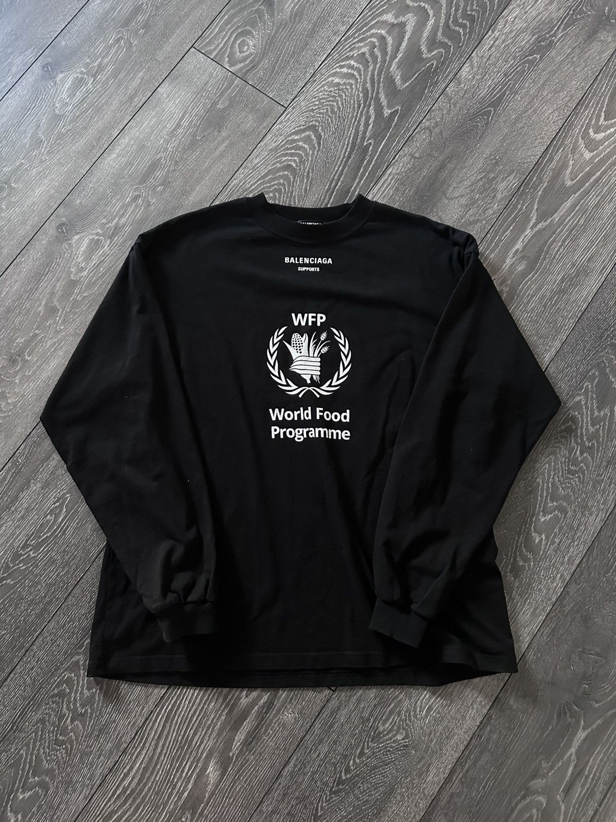 Balenciaga Balenciaga World Food Programme layered shirt | Grailed