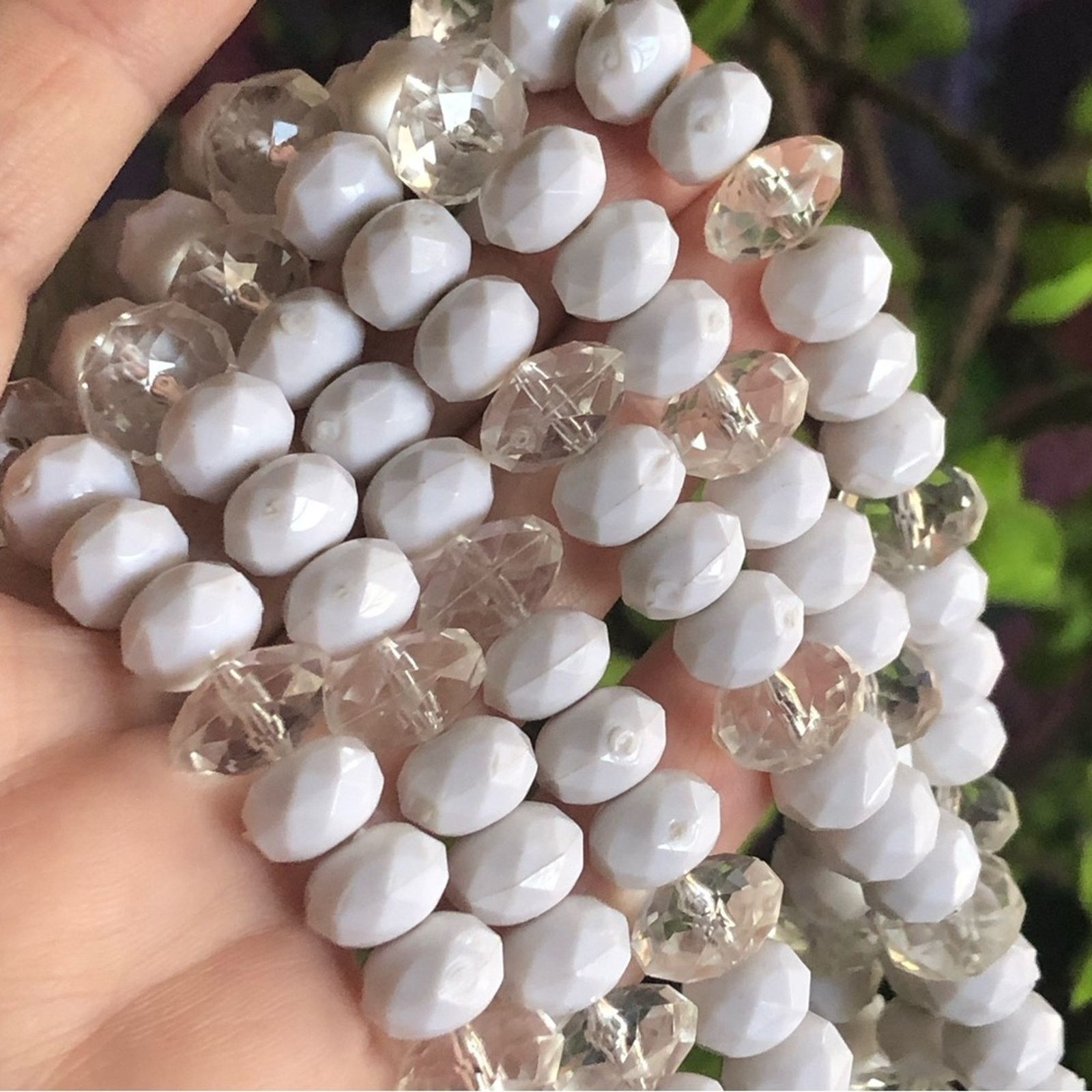 Vintage Vintage 80s-90s multi strand faceted bead choker necklace Size ONE SIZE - 8 Thumbnail