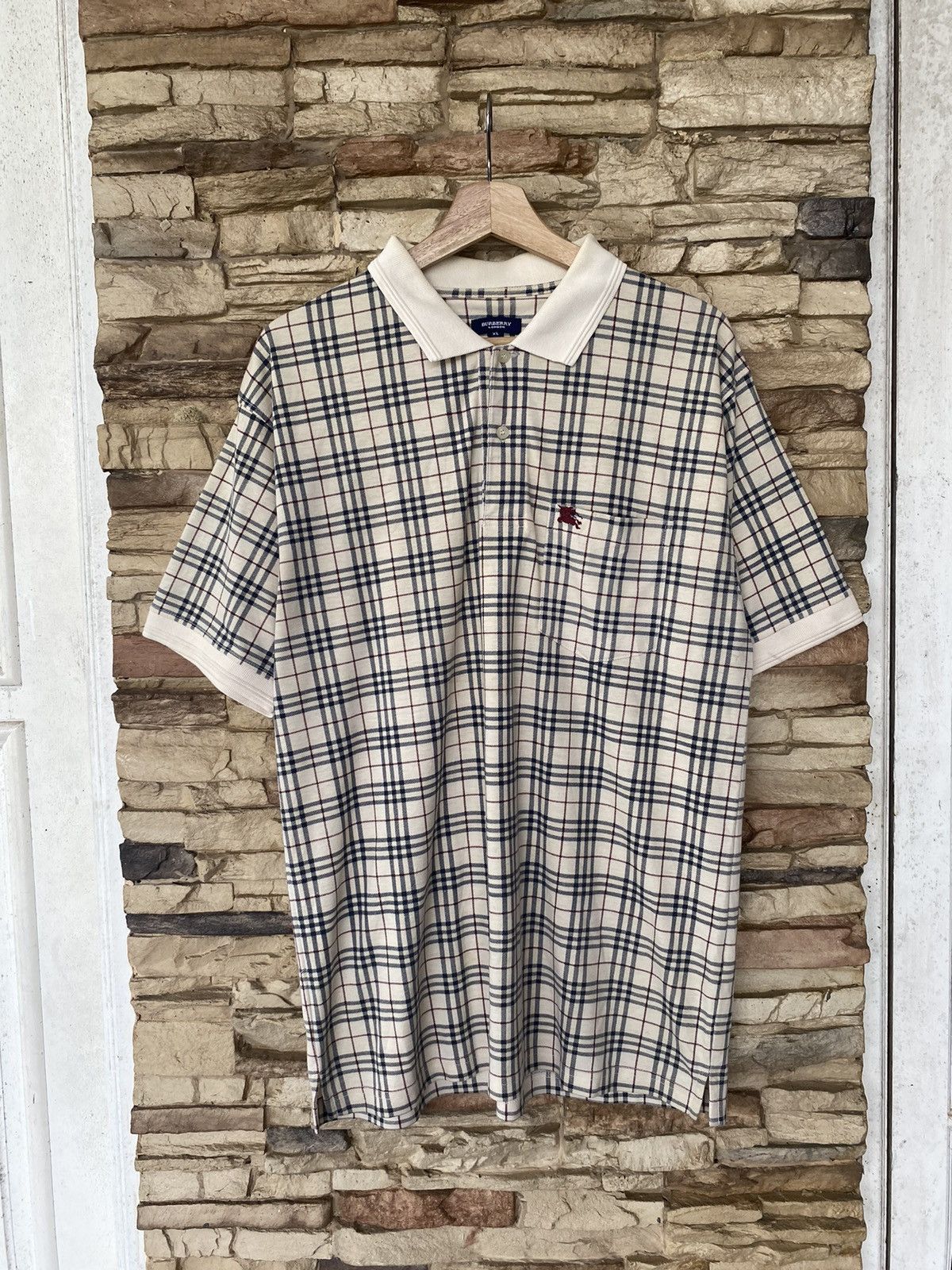 Tシャツ・カットソー BURBERRY Ryan biologic cotton blend t-shirt Burberry Ryan Check Trim Cotton T-Shirt | Saks Fifth Avenue