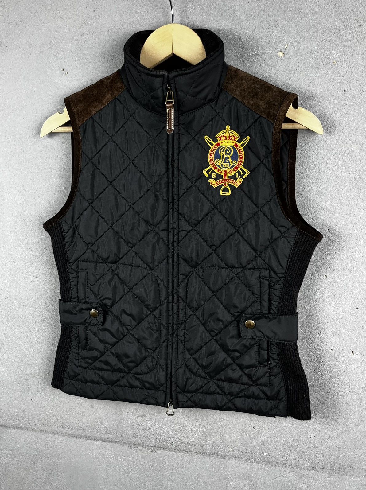 Polo Ralph Lauren Polo Ralph Lauren vest leather vintage Size S / US 4 / IT 40 - 1 Thumbnail