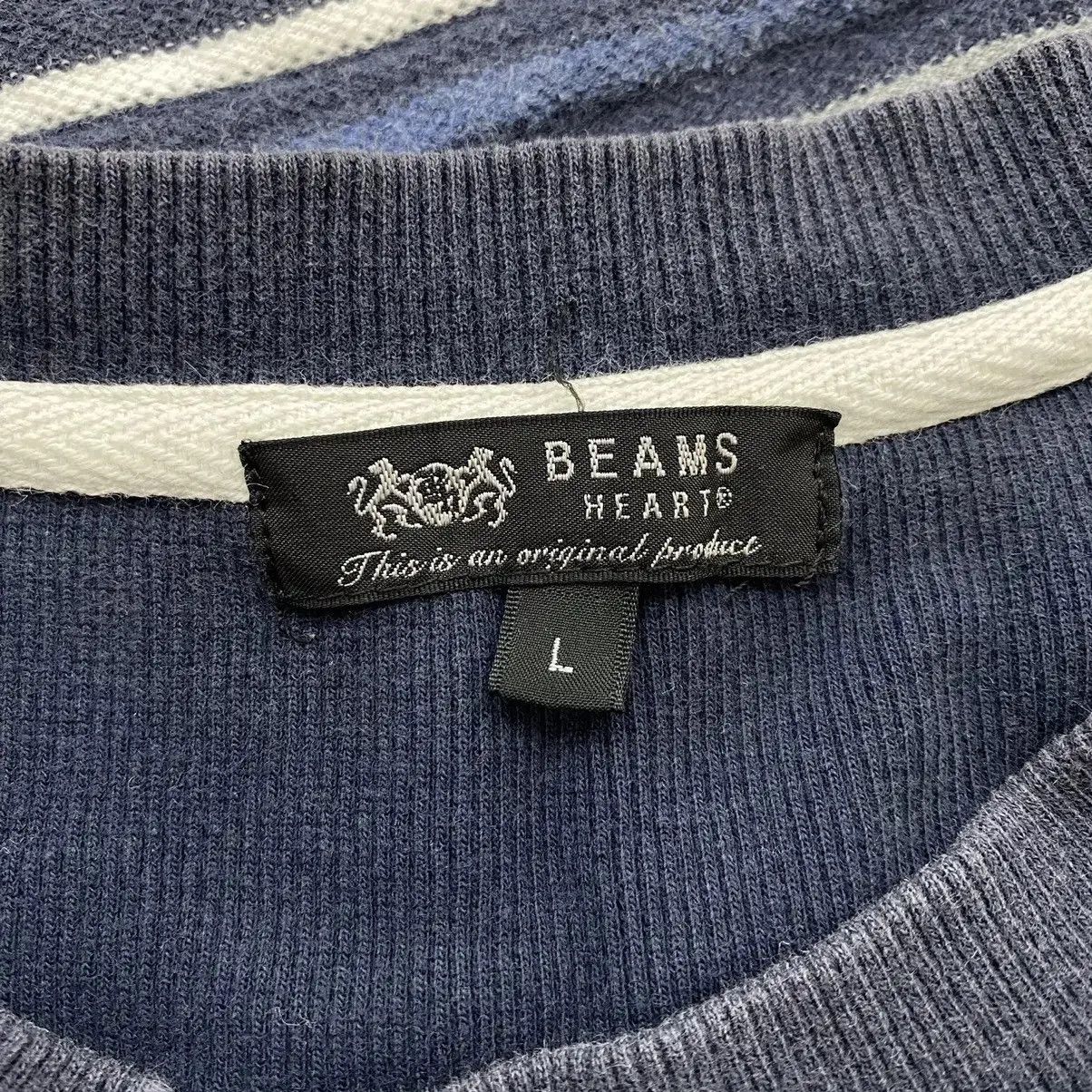 Beams Plus Vintage BEAMS PLUS HEART Collection Striped Tee Shirt Size US L / EU 52-54 / 3 - 5 Thumbnail
