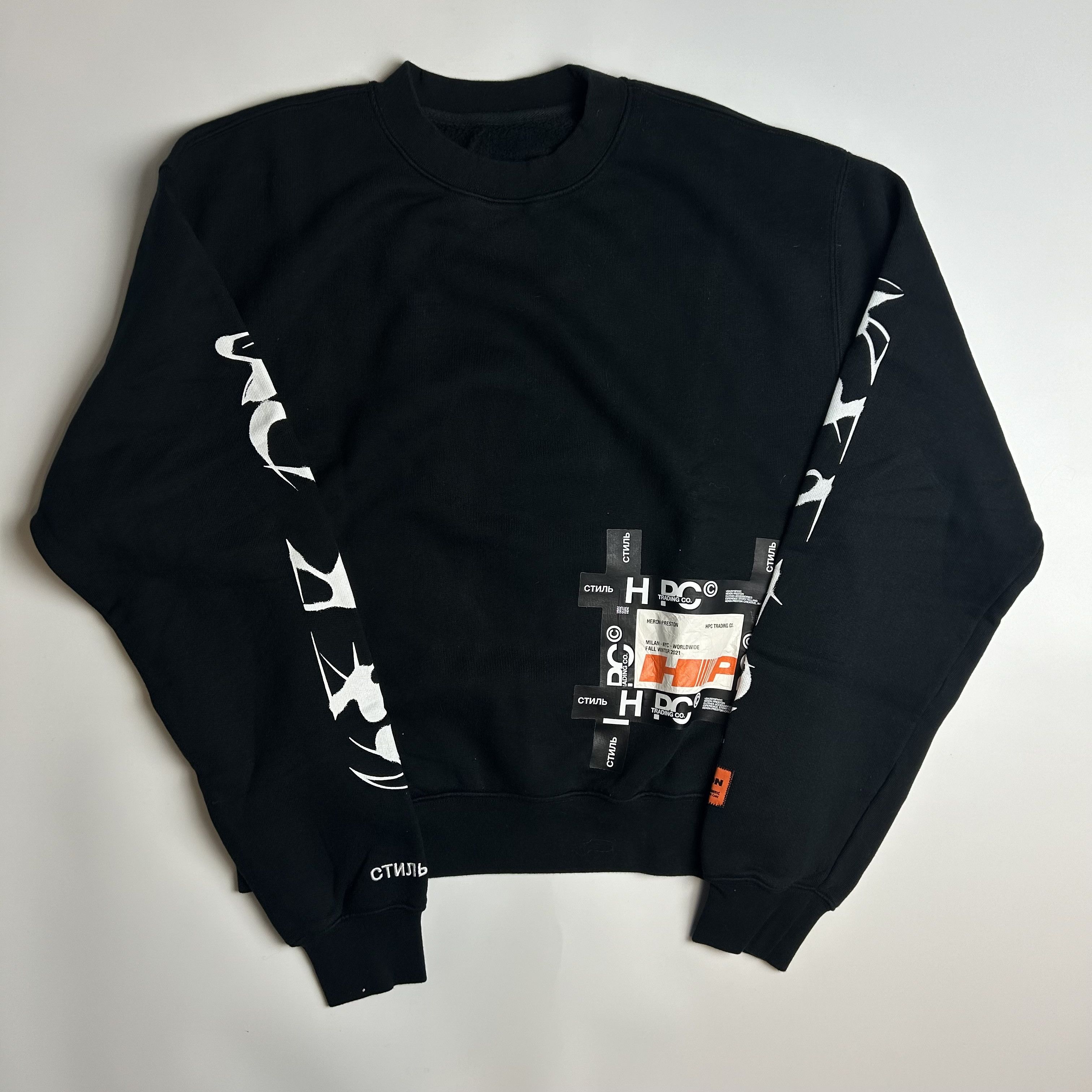 Heron Preston *NEW* Heron Preston Brushed Sweatshirt Size US S / EU 44-46 / 1 - 1 Thumbnail