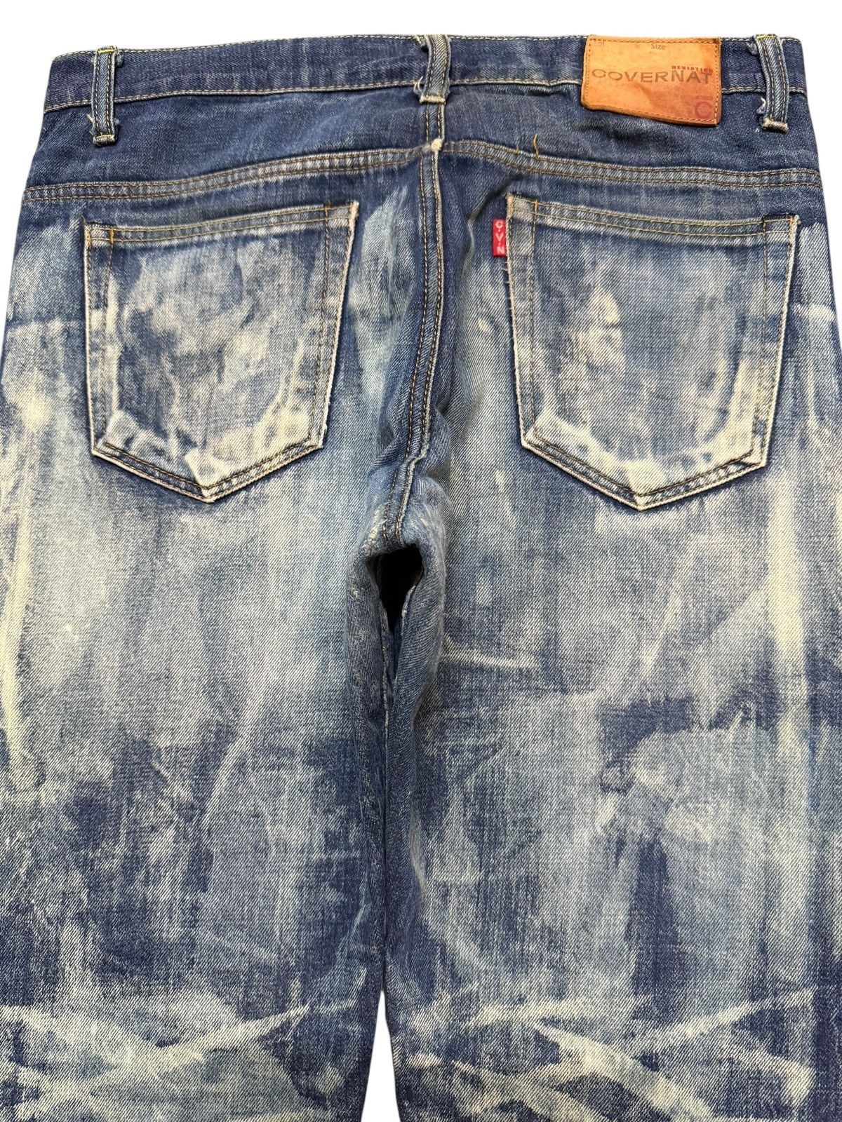 Vintage Covernat Selvedge Faded Wash Clawmark Whisker Loose