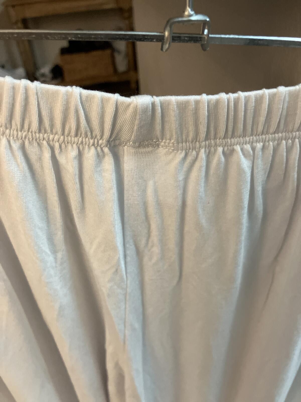 Other NWT 24seven Comfort Apparel White Wide Leg Pants Size ONE SIZE - 6 Thumbnail