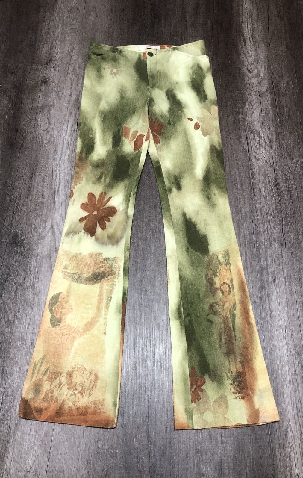 Vintage Liguid Pixie Flared Boot Cut Leg Jeans Size 27" / US 4 / IT 40 - 22 Thumbnail