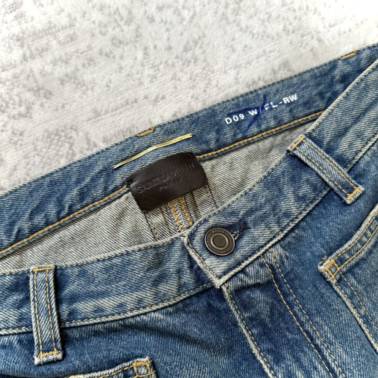 Saint Laurent Paris SS14 Saint Laurent Paris by Hedi Slimane D09 W FL-RW Denim Size 27" / US 4 / IT 40 - 3 Thumbnail