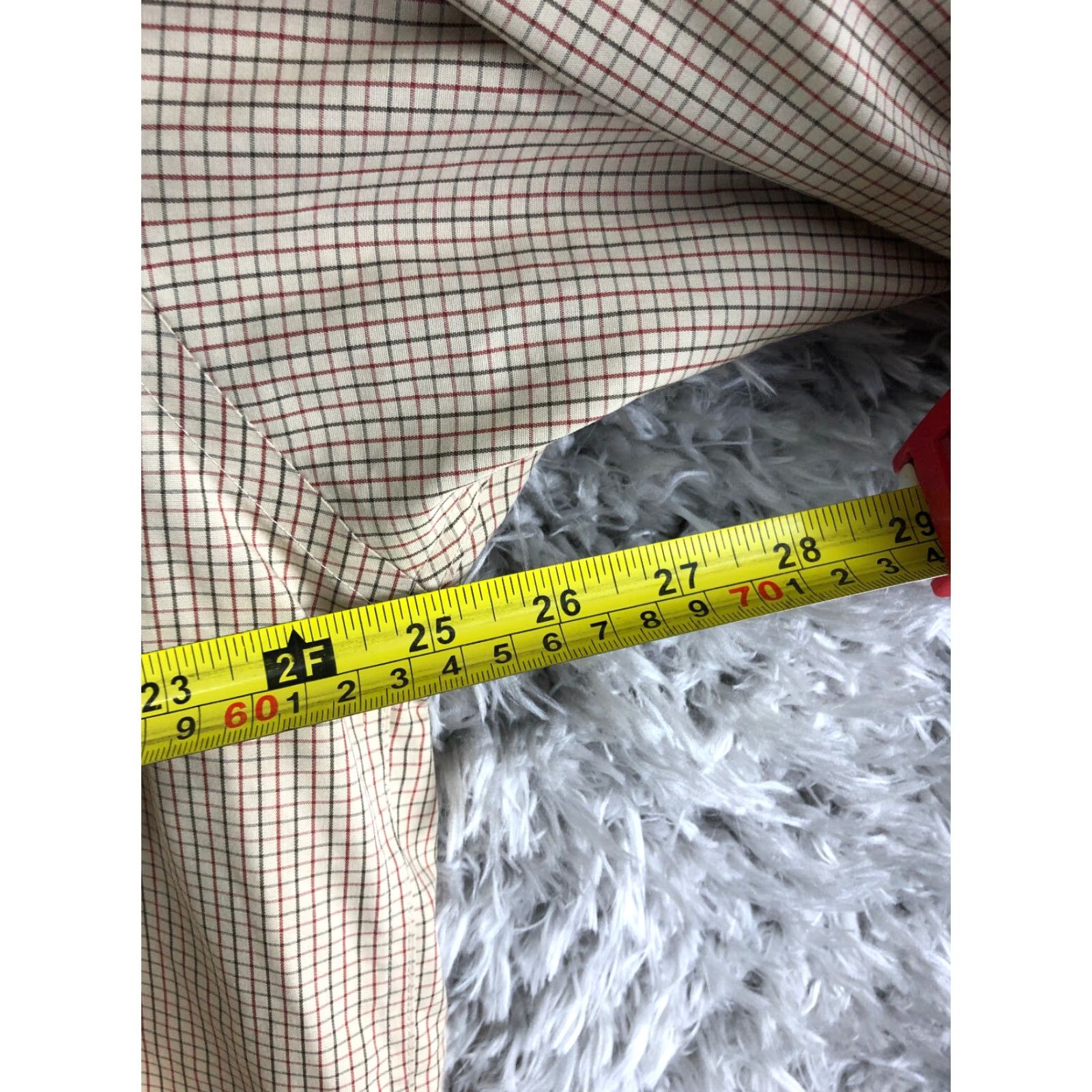 Eddie Bauer Eddie Bauer Shirt Button-Down Plaid Beige Long Sleeve XLT Mens Size US XL / EU 56 / 4 - 4 Thumbnail