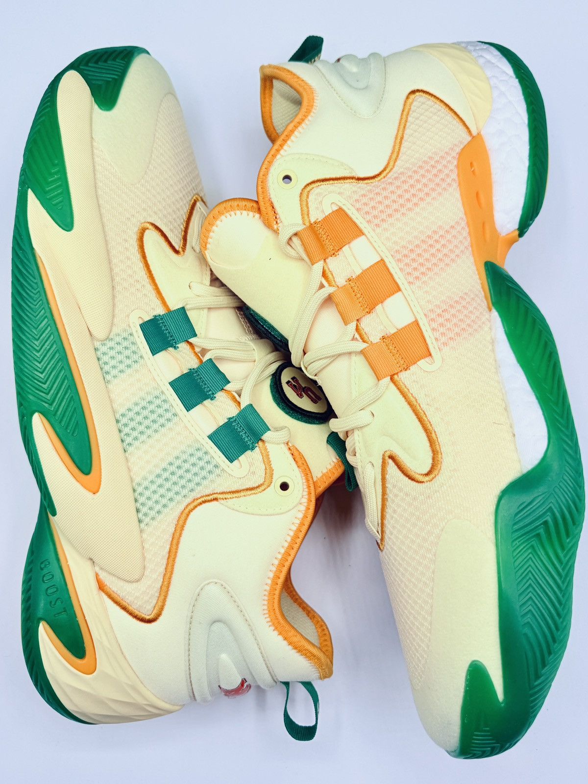 Adidas Adidas BYW Select PE Miami Hurricanes Men Sz 12.5 IE0880 Size US 12.5 / EU 45-46 - 12 Thumbnail