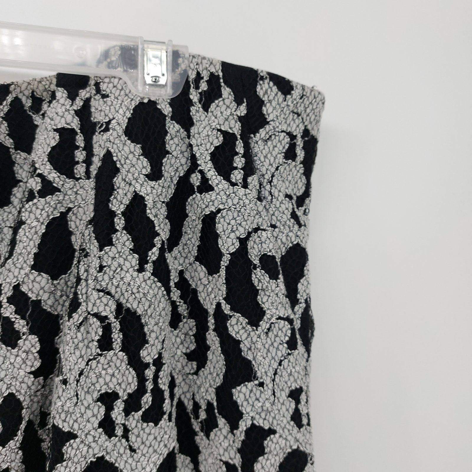 Other Lane Bryant Black & White Pencil Skirt Glam Preppy Size 22 Size 42" / US 20 - 10 Thumbnail
