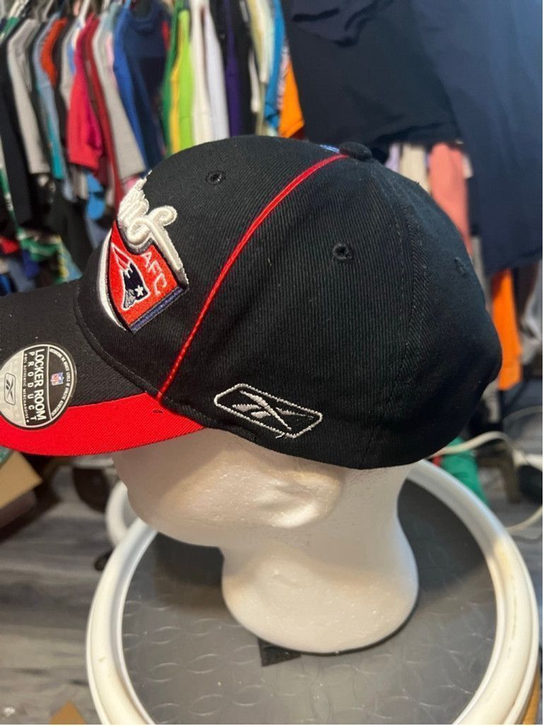 Reebok Unisex Reebok NFL 2003 AFC Champions Cap Black/Red One Size Size ONE SIZE - 2 Thumbnail