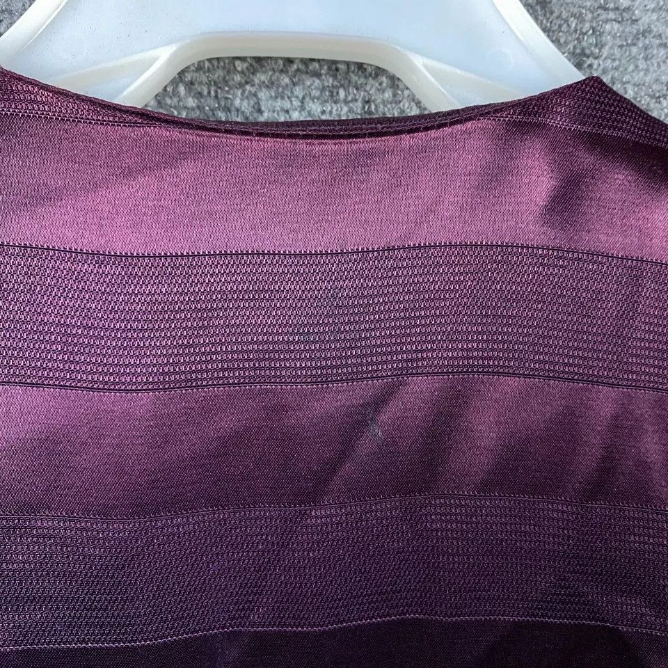 Vintage Vintage Maren Blazer Jacket Women's 12 Purple Acetate Blend Size XL / US 12-14 / IT 48-50 - 9 Thumbnail