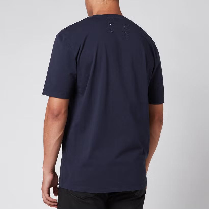 Maison Margiela o1y1224 Short Sleeves Crew Neck Basic T-Shirt In Navy Size US M / EU 48-50 / 2 - 2 Thumbnail