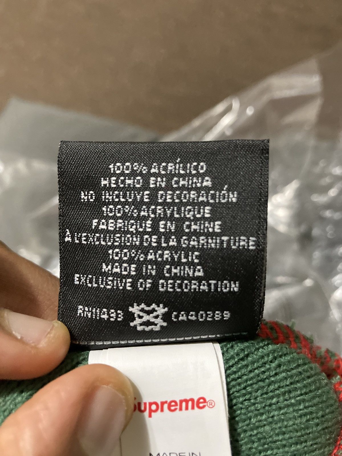 Supreme Supreme New Era Logo Beanie Multicolor Size ONE SIZE - 6 Thumbnail