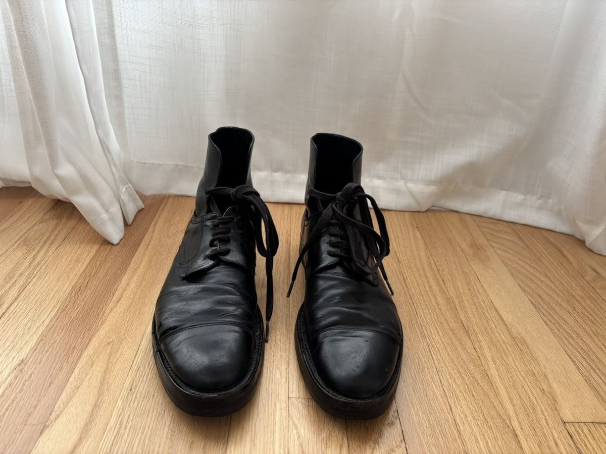 Pre-owned Ann Demeulemeester S/s 2010 Cuff Boots In Black
