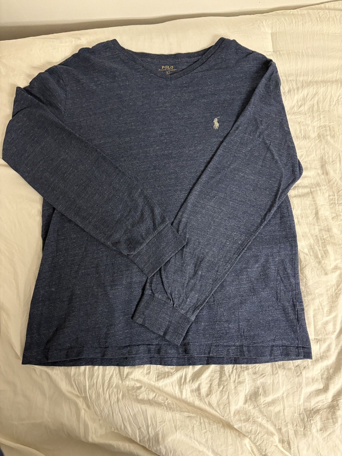 Polo Ralph Lauren L Vintage Polo Ralph Lauren navy blue long sleeve shirt. Size US L / EU 52-54 / 3 - 1 Thumbnail