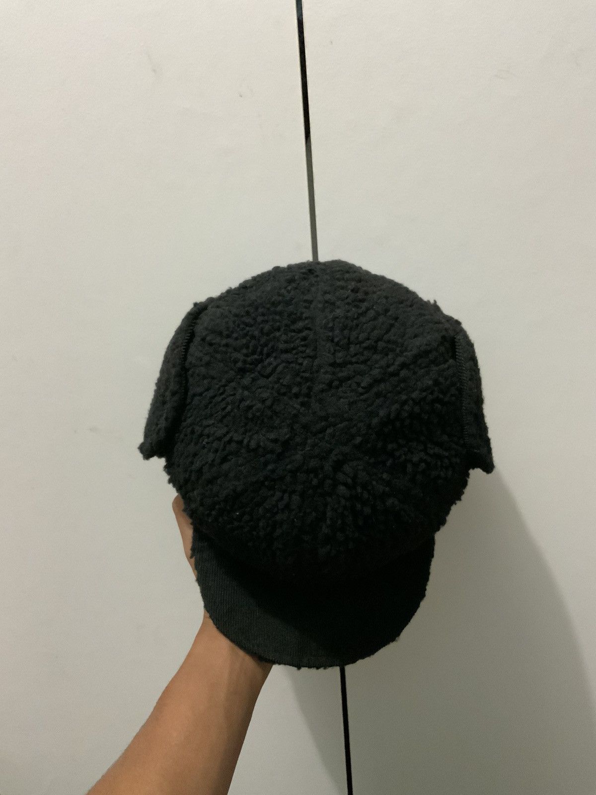 Hat Club DNDJJ Corduroi Mohair Fur Black Winter Ski Hat Size ONE SIZE - 6 Thumbnail