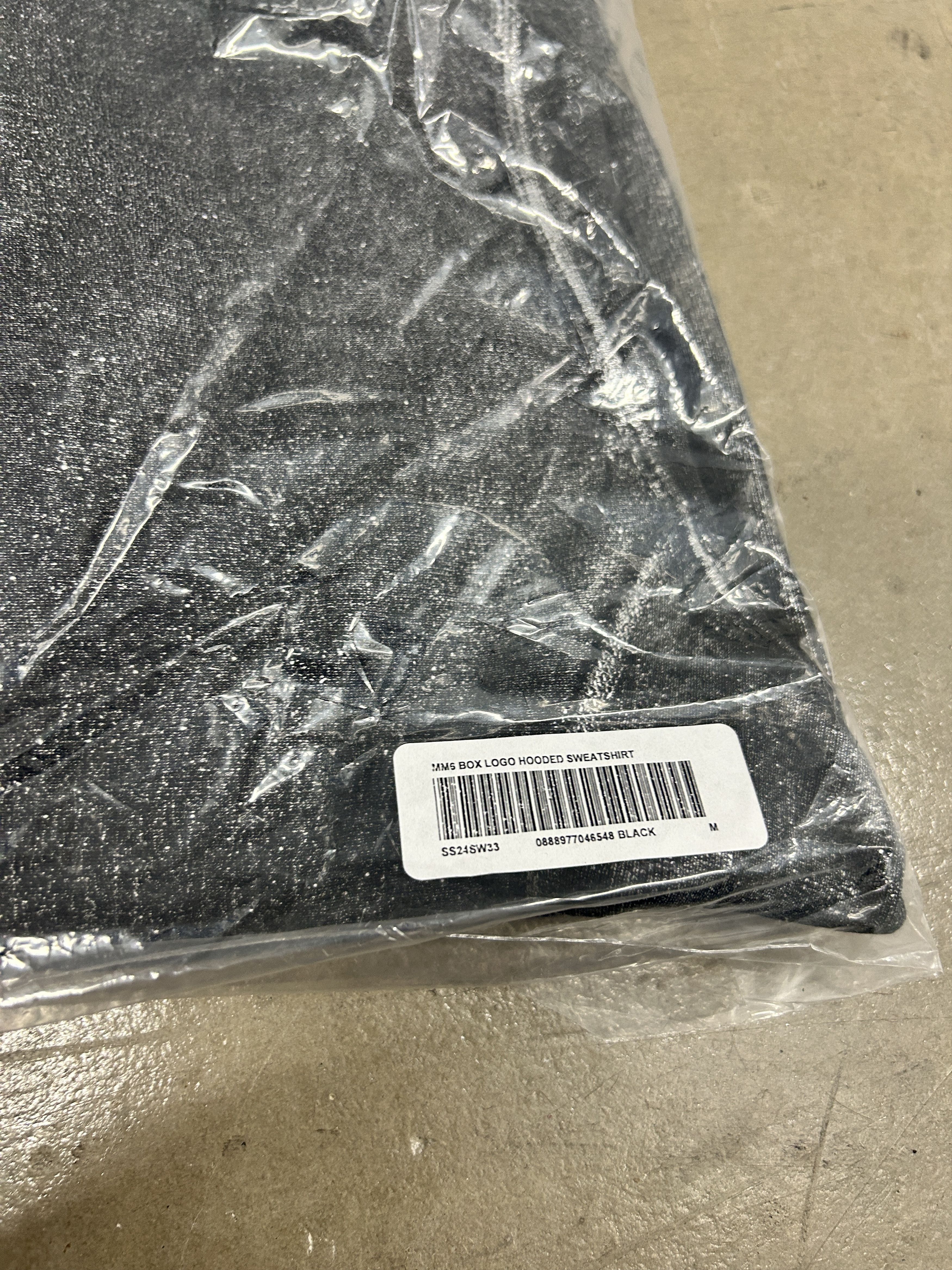Maison Margiela × Supreme MM6 Maison Margiela Foil Box Logo Hooded Sweatshirt Size US M / EU 48-50 / 2 - 14 Thumbnail
