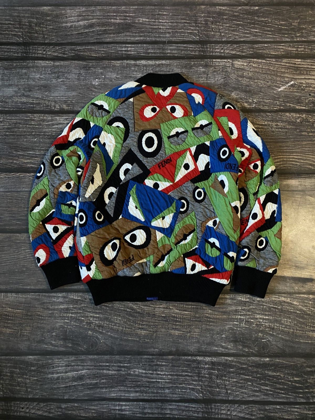 Fendi Fendi Geometric Eyes Monogram Men’s Jacket Size US S / EU 44-46 / 1 - 7 Thumbnail