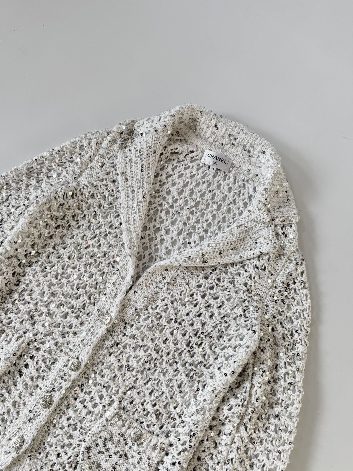 Chanel Chanel Cotton Cardigan 2023 Collection Size XXS / US 00 / IT 34 - 4 Thumbnail