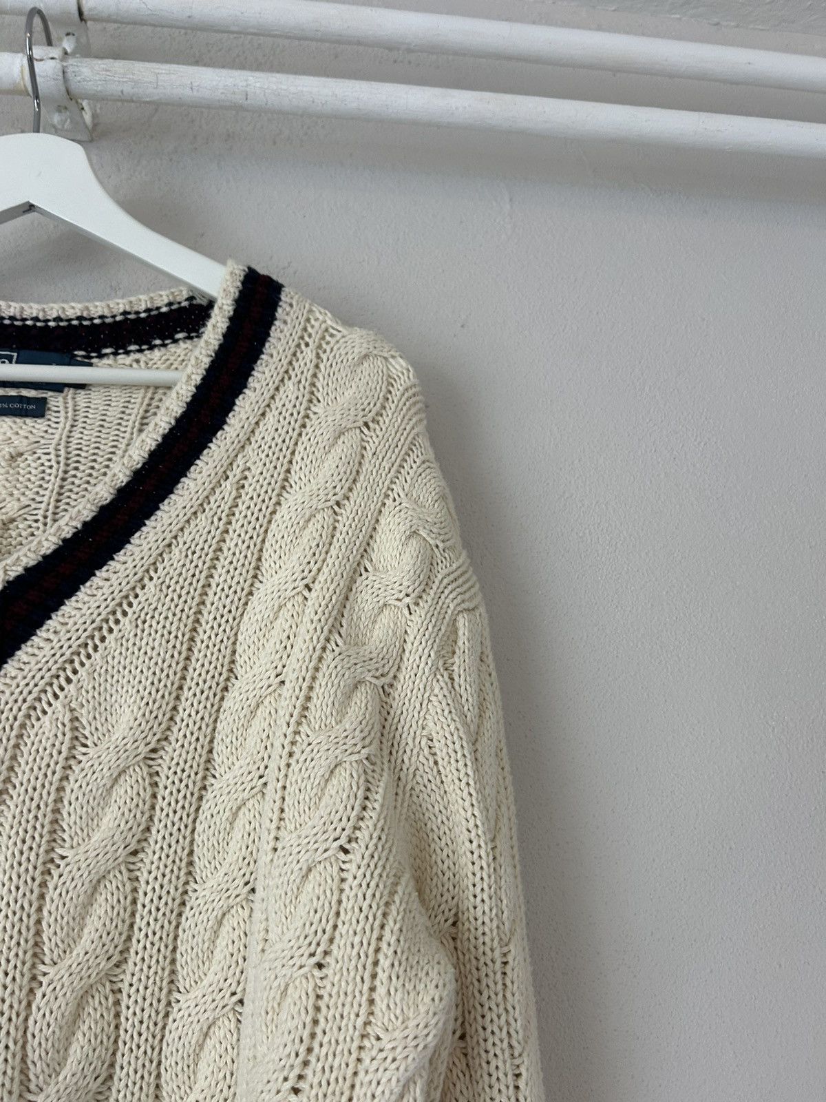 Polo Ralph Lauren Ralph Lauren Cable Knit Cricket Sweater Size US L / EU 52-54 / 3 - 6 Thumbnail