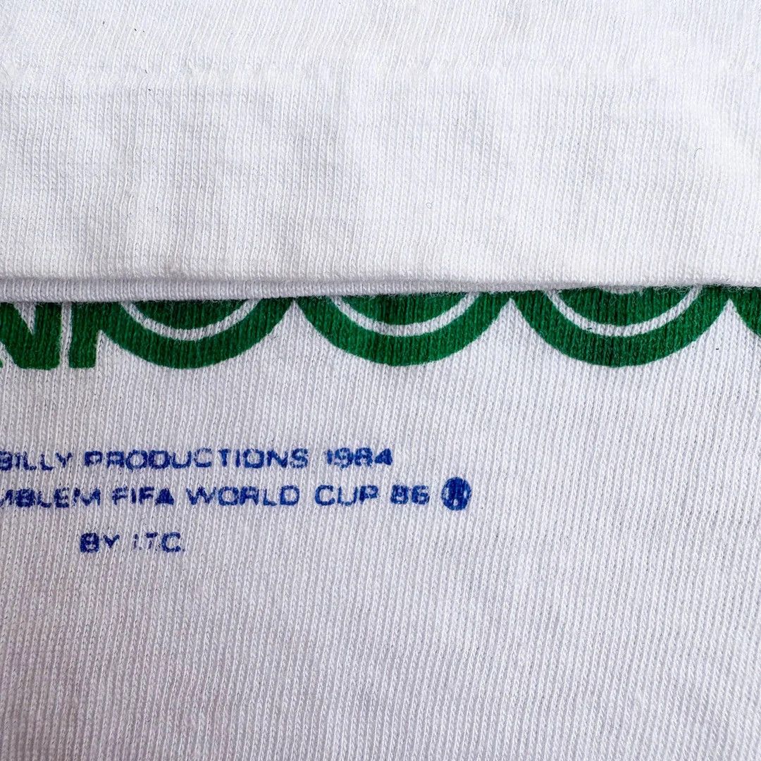 Vintage Mexico World Cup 1986 86 80s Vintage Soccer Football T-Shirt Size US M / EU 48-50 / 2 - 3 Thumbnail