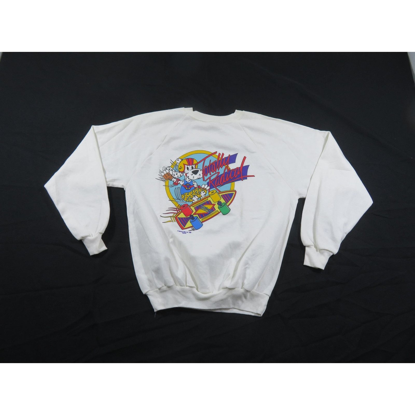 Other Spencer Gifts Spence the Skate Boarding Dog Sweatshirt L 80s Size US L / EU 52-54 / 3 - 1 Thumbnail