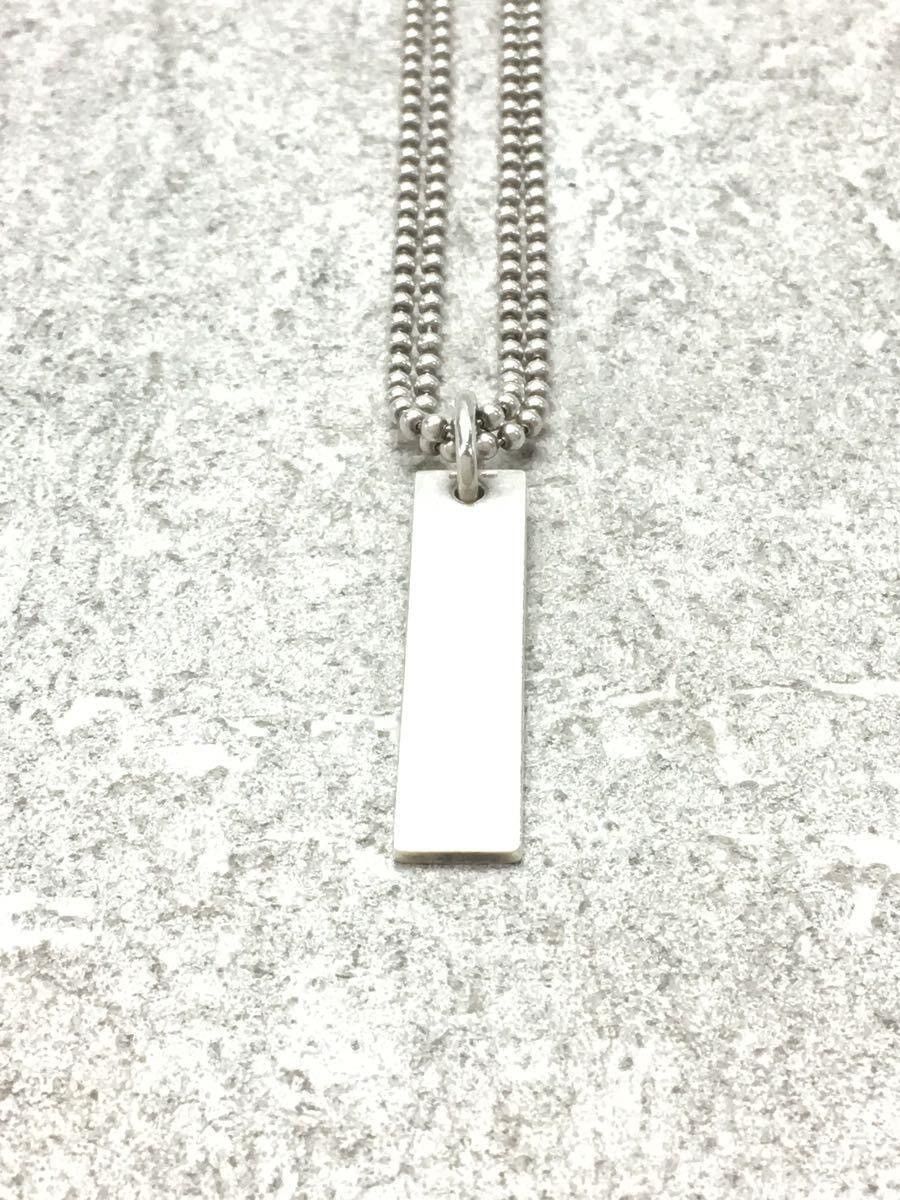 Gucci Authentic Gucci Silver 925 Ball Chain Plate Necklace Size ONE SIZE - 2 Thumbnail