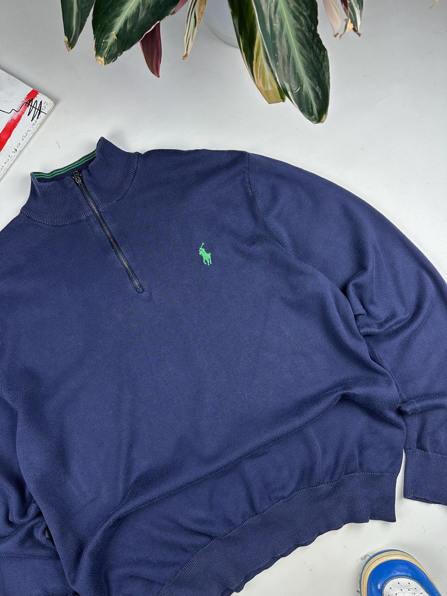 Polo Ralph Lauren Vintage Polo Ralph Lauren Golf Half Zip Sweater 1/4 zip Size US L / EU 52-54 / 3 - 7 Thumbnail