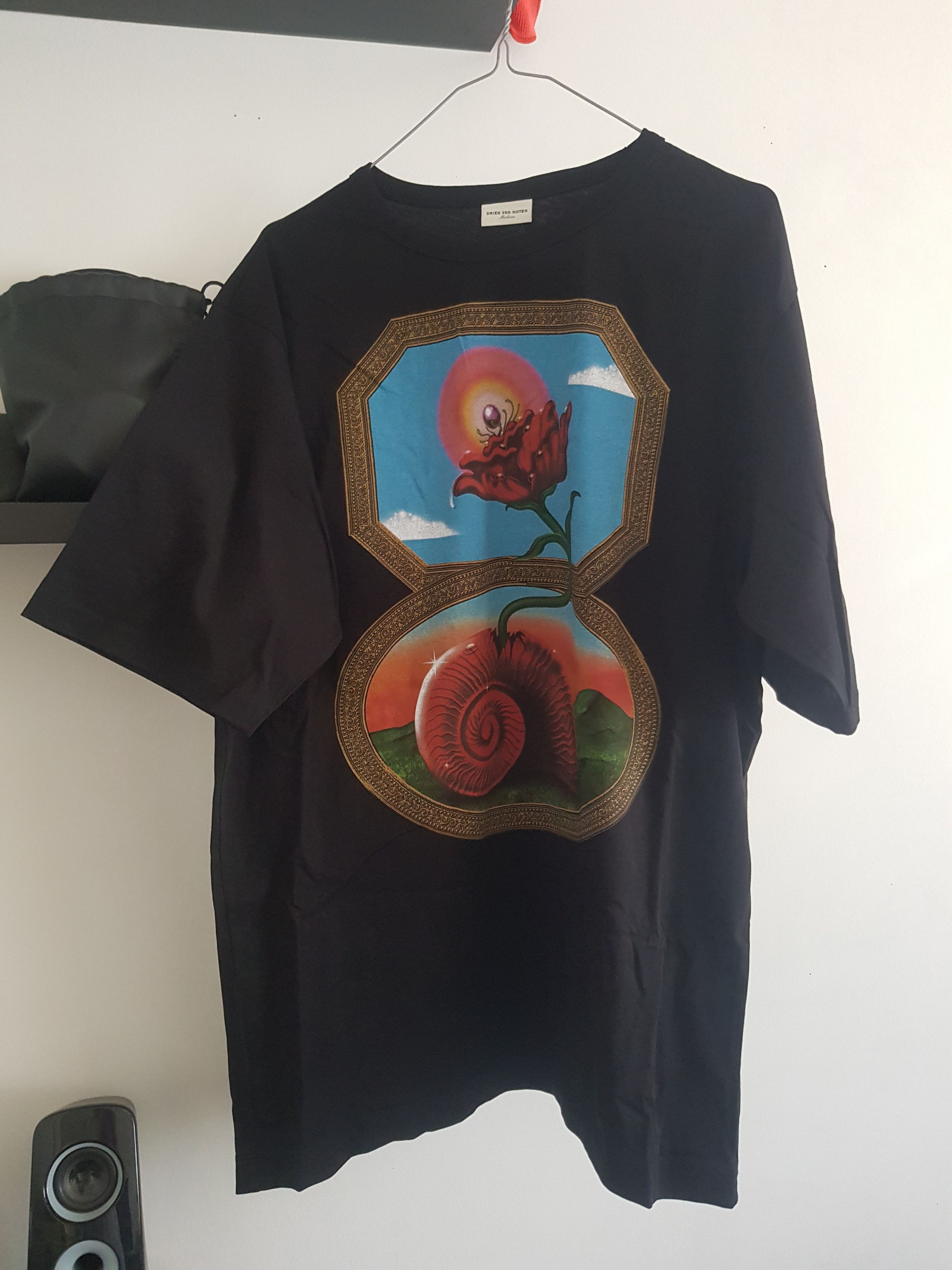 Dries Van Noten Dries Van Noten x Robert Beatty - Snail Flower Print Tee Size US M / EU 48-50 / 2 - 1 Thumbnail